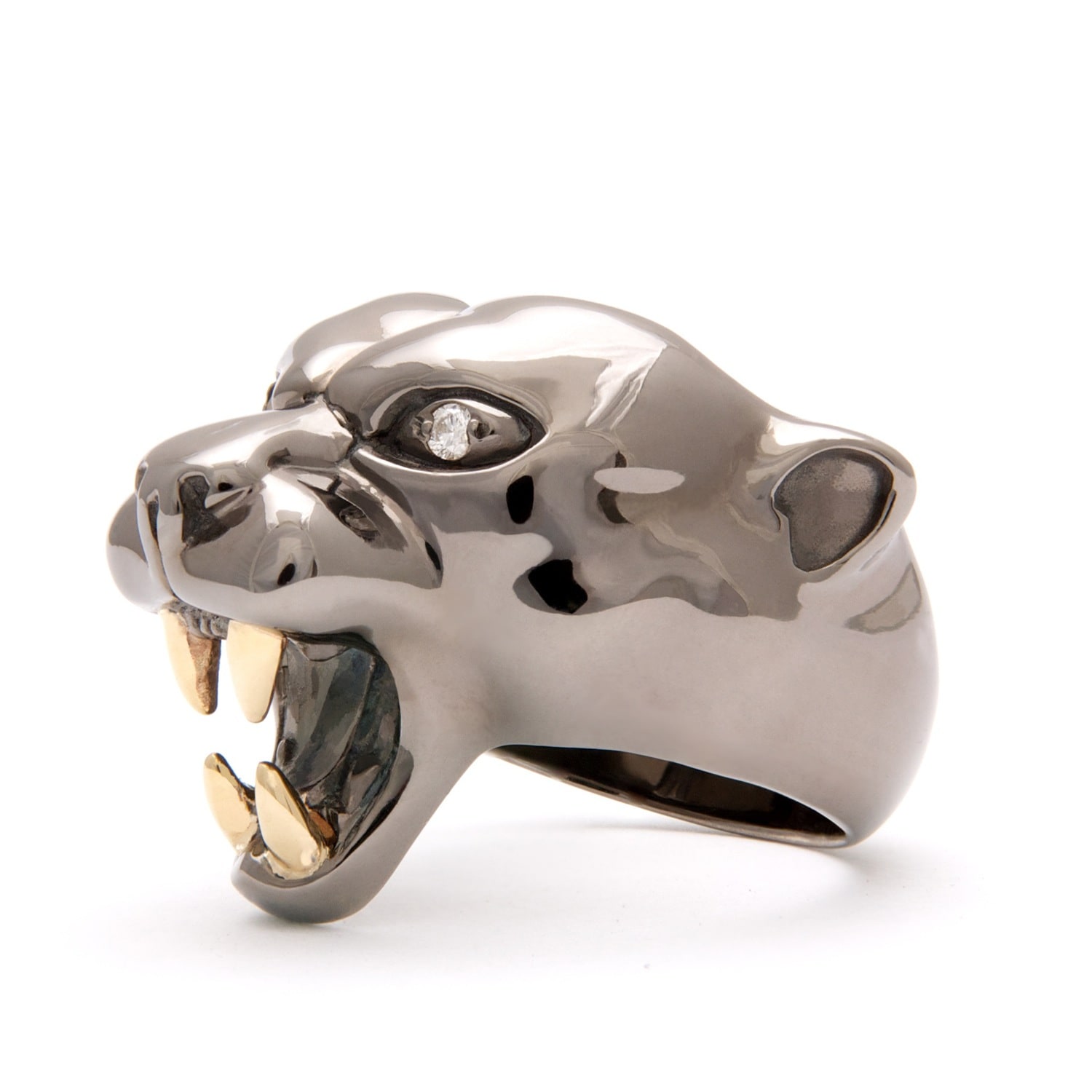 Strange Fruit - Panther Ring Black Rhodium