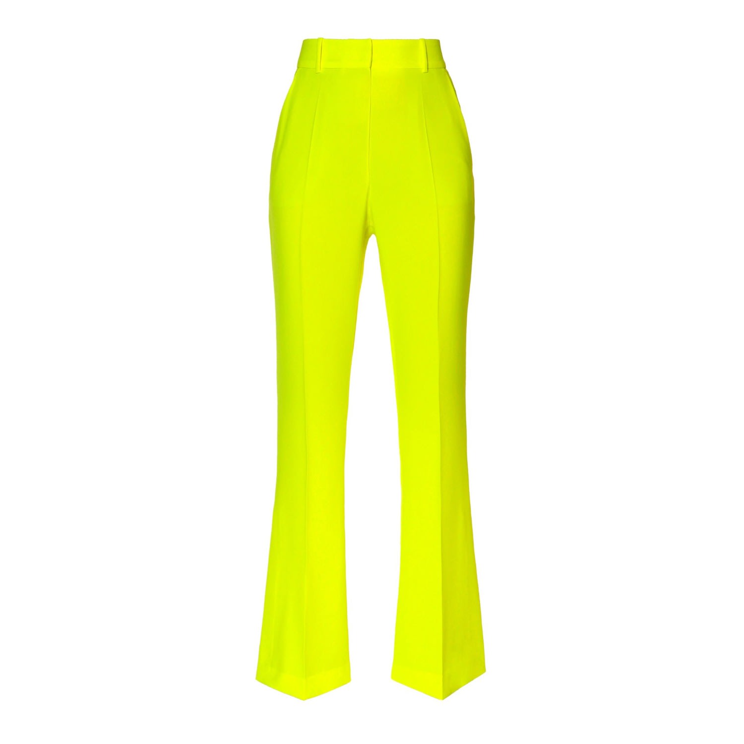 Aggi By Halewski Women's Yellow / Orange Camilla Yellow Laser Pants In Yellow/orange