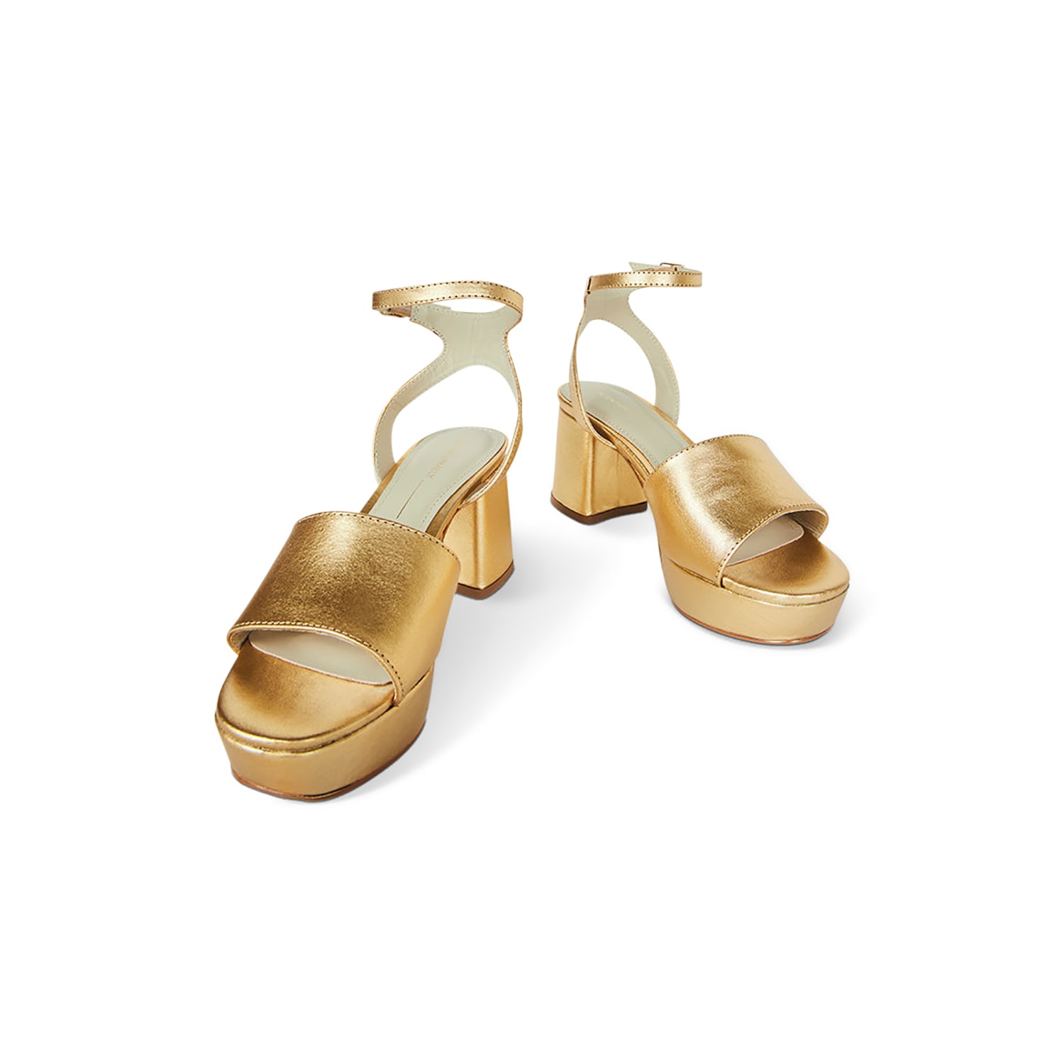 Intentionally Blank Women's Ruby Heel-gold In Gold