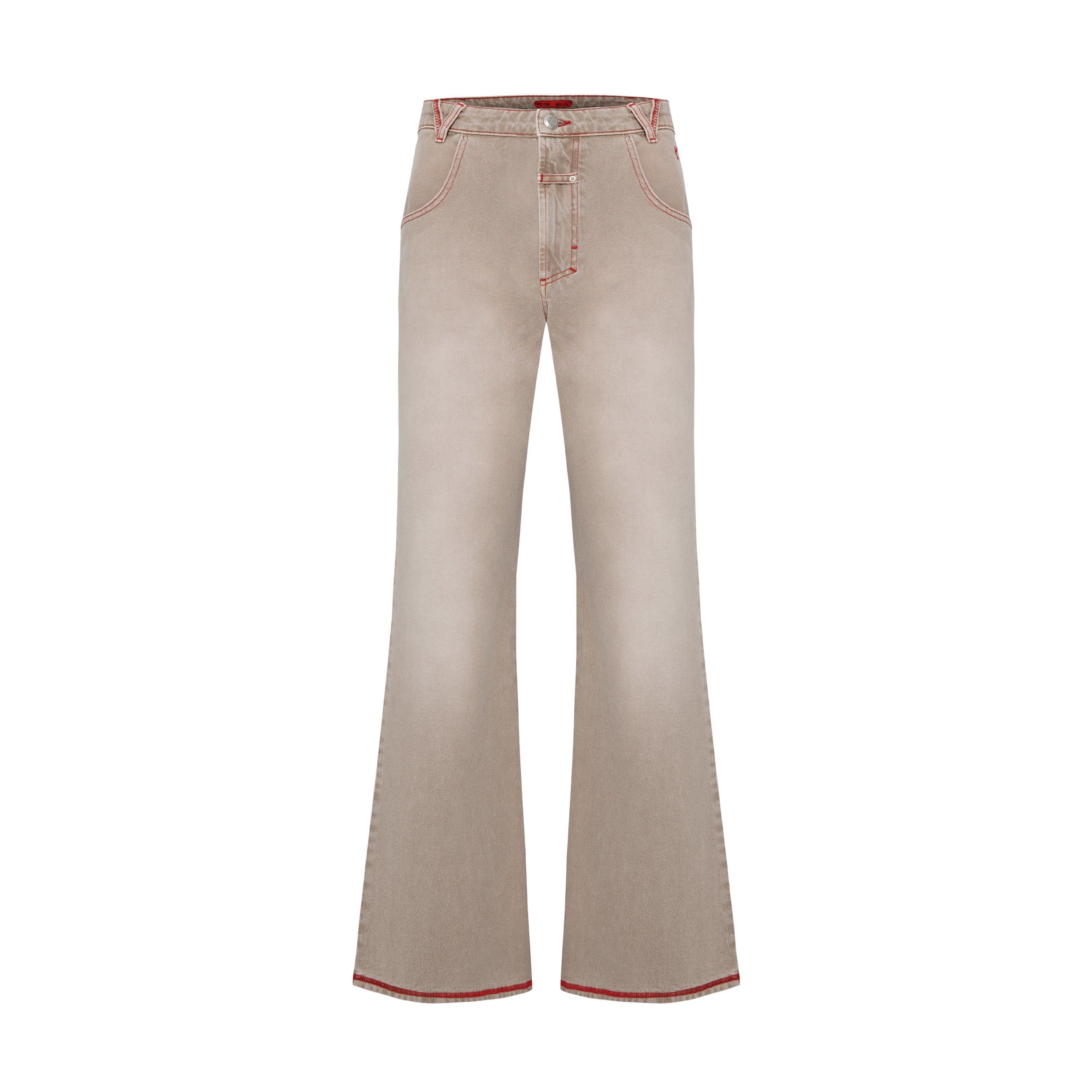 Pcfg Men's Neutrals Pure Cotton Faded Denim Pant - Moon Rock In Neutral