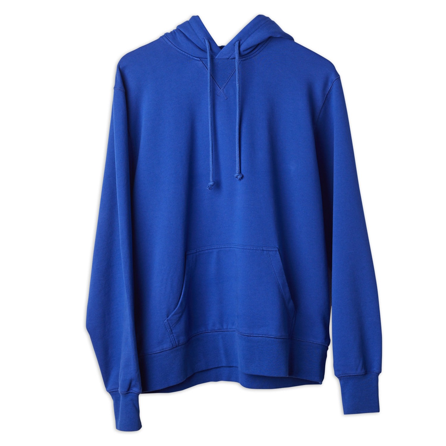 Uskees The 7004 Hooded Sweatshirt - Ultra Blue In Black