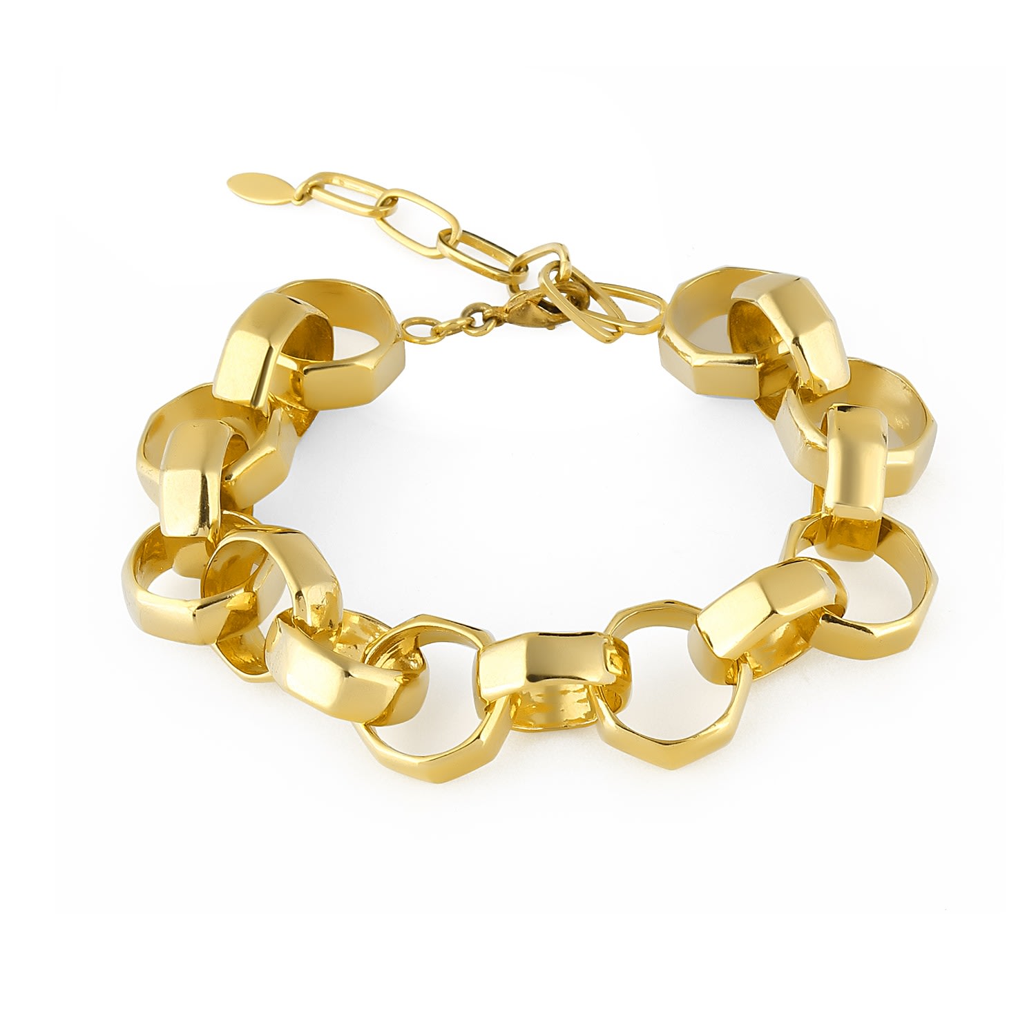 Women’s Gold Octagon Chain Bracelet Maison Soula