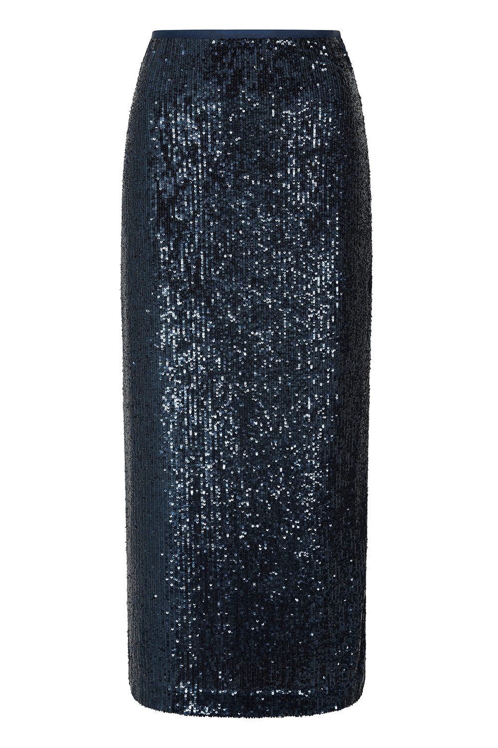 Sirens London Women's Black Madrid Skirt Navy Sequin In Black