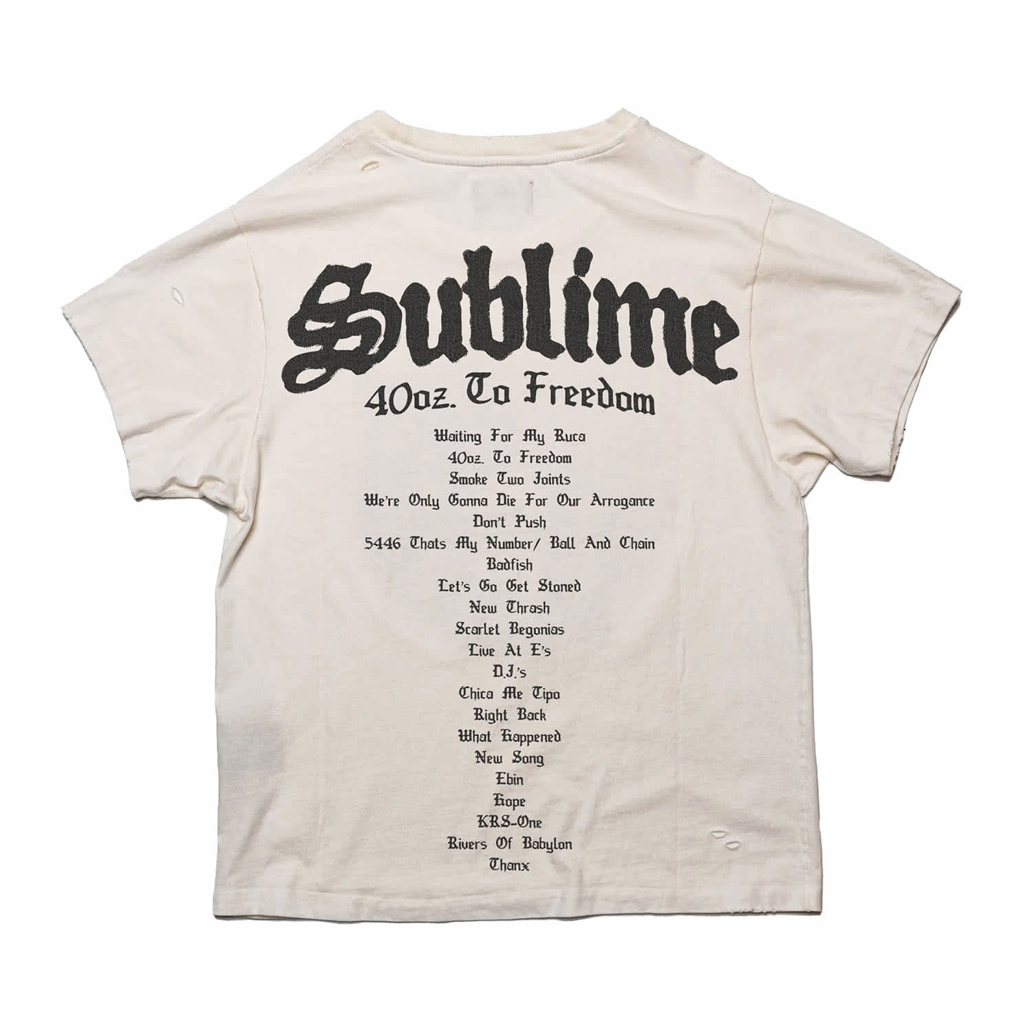 SUBLIME : 40 oz. To Freedom T-shirt | ヤマダウェブコム