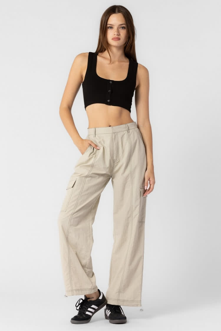 CREAM COTTON CARGO PANTS – Summer Wren