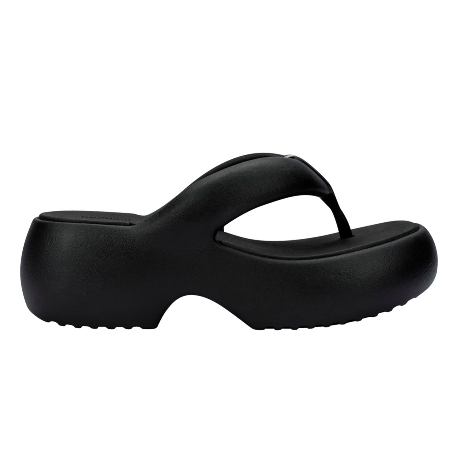 Melissa Black Free Platform Sandals In Black