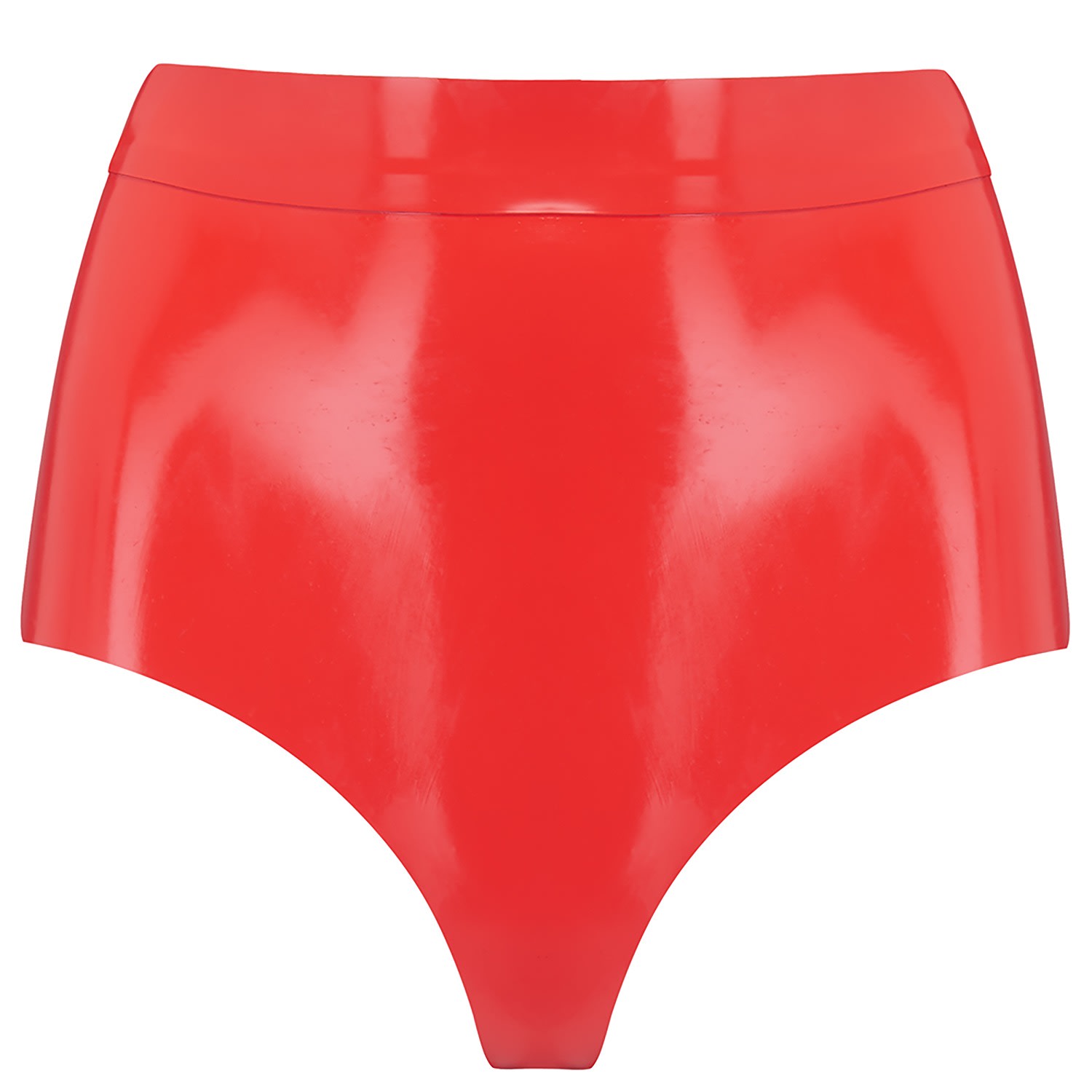 Women’s Latex Disco Pant - Red Large Elissa Poppy