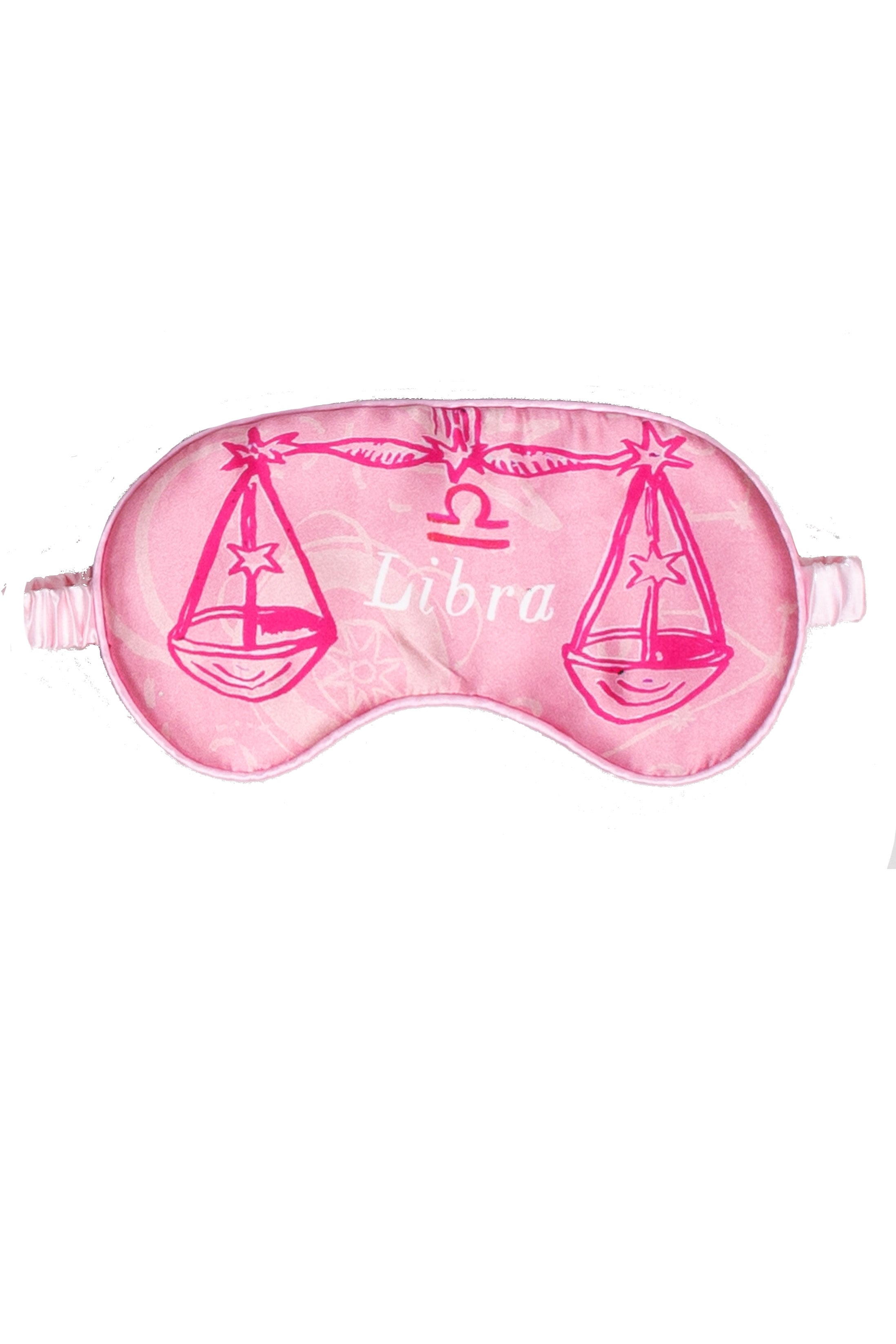 Pink / Purple Silk Eye Mask Libra Jessica Russell Flint