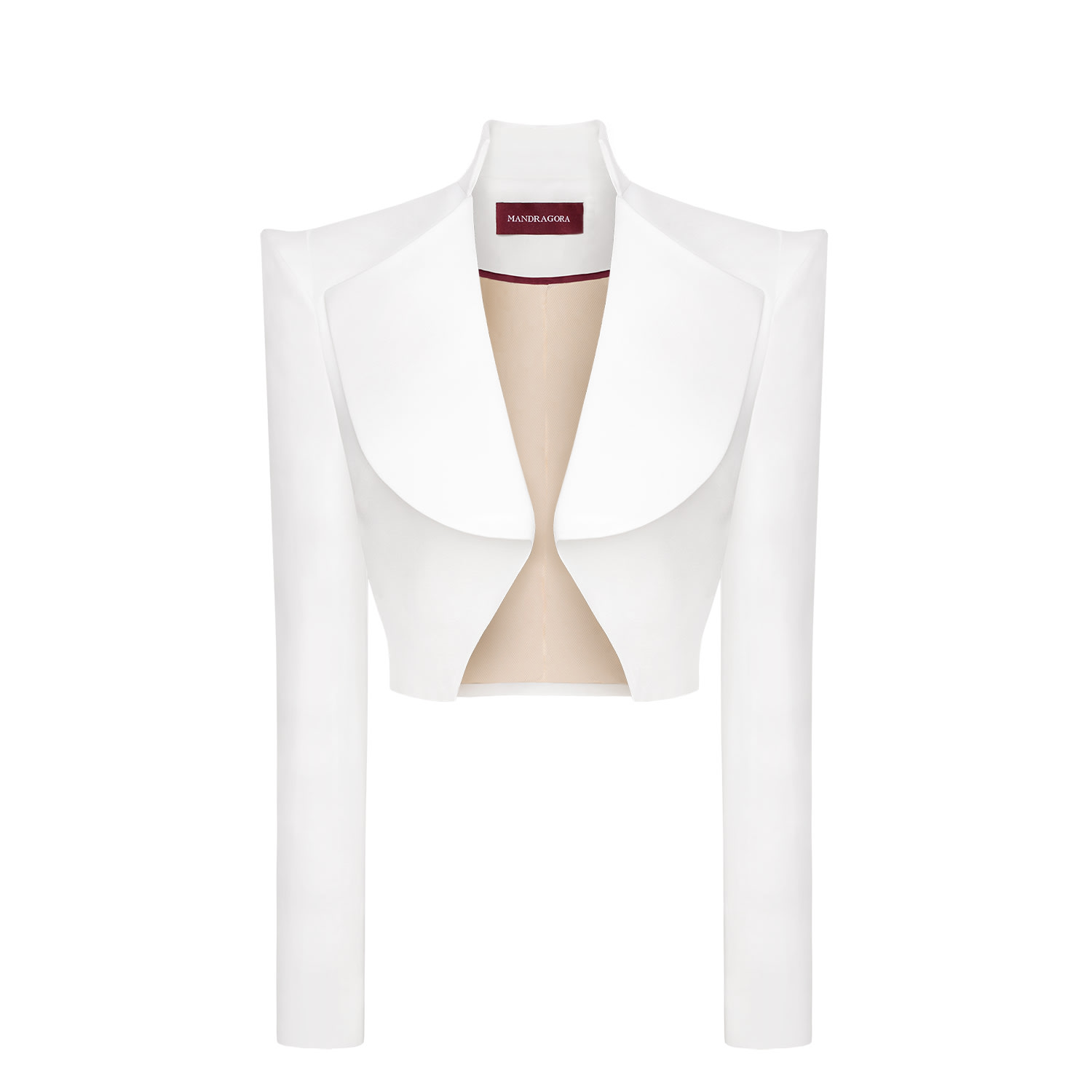 Women's White Vanya Ecru Blazer | Xs/S | Mandragora