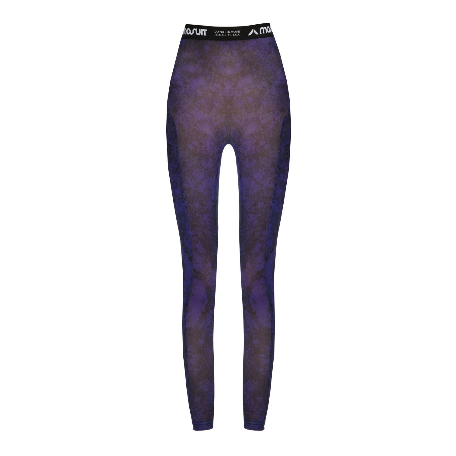 Monosuit Women's Pink / Purple Leggings Mesh Violet- Violet