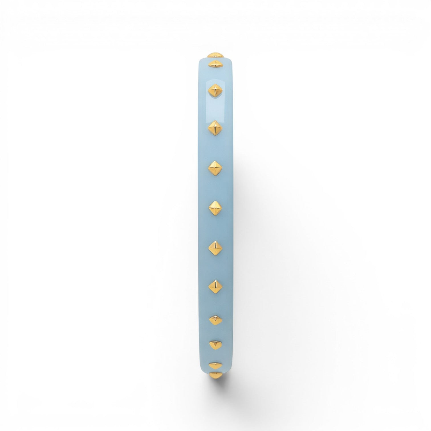 Michael Nash Jewelry Women's Blue Clementine Aqua Resin Studded Bangle