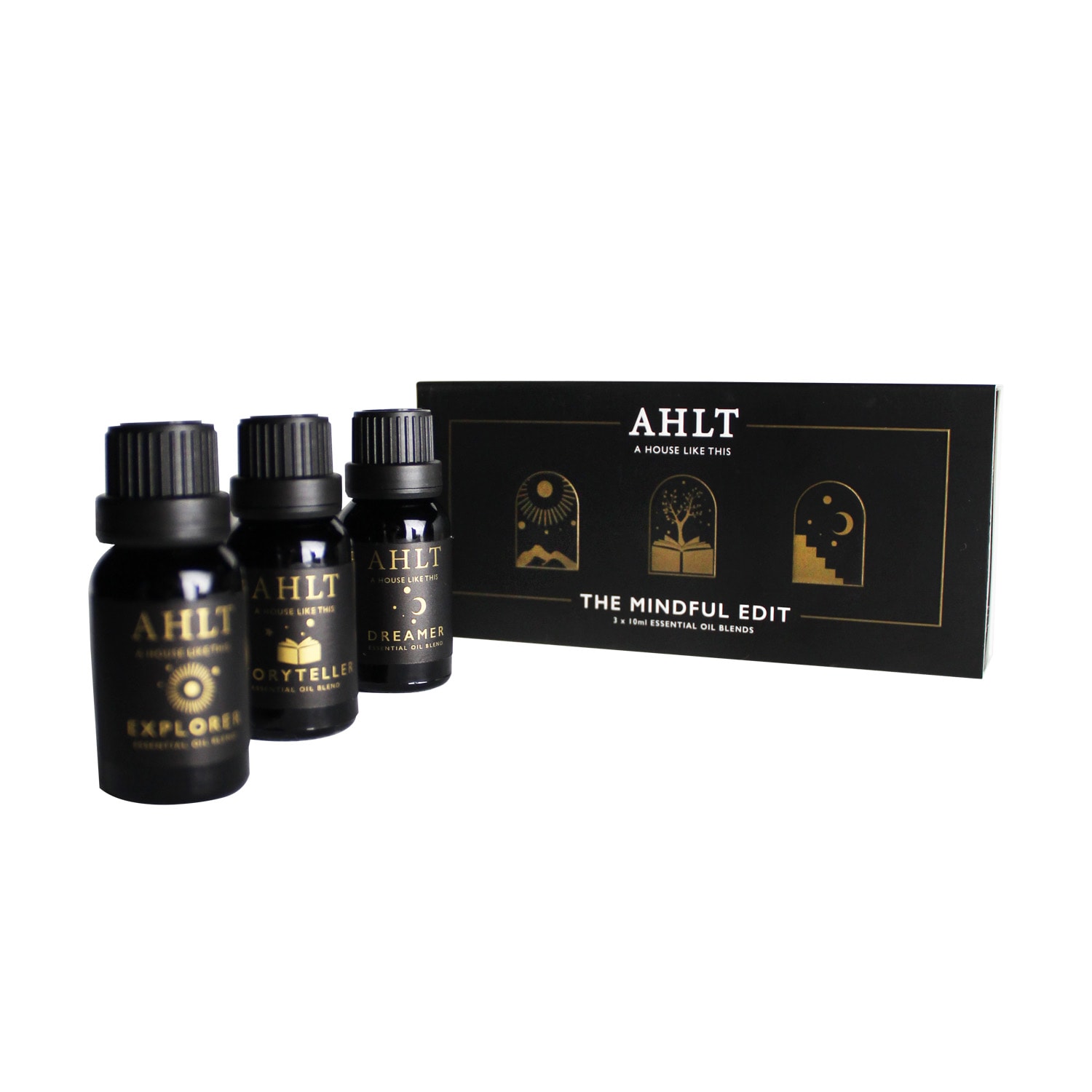 Black / Gold The Mindful Edit - Essential Oil Blend Collection One Size A House Like this