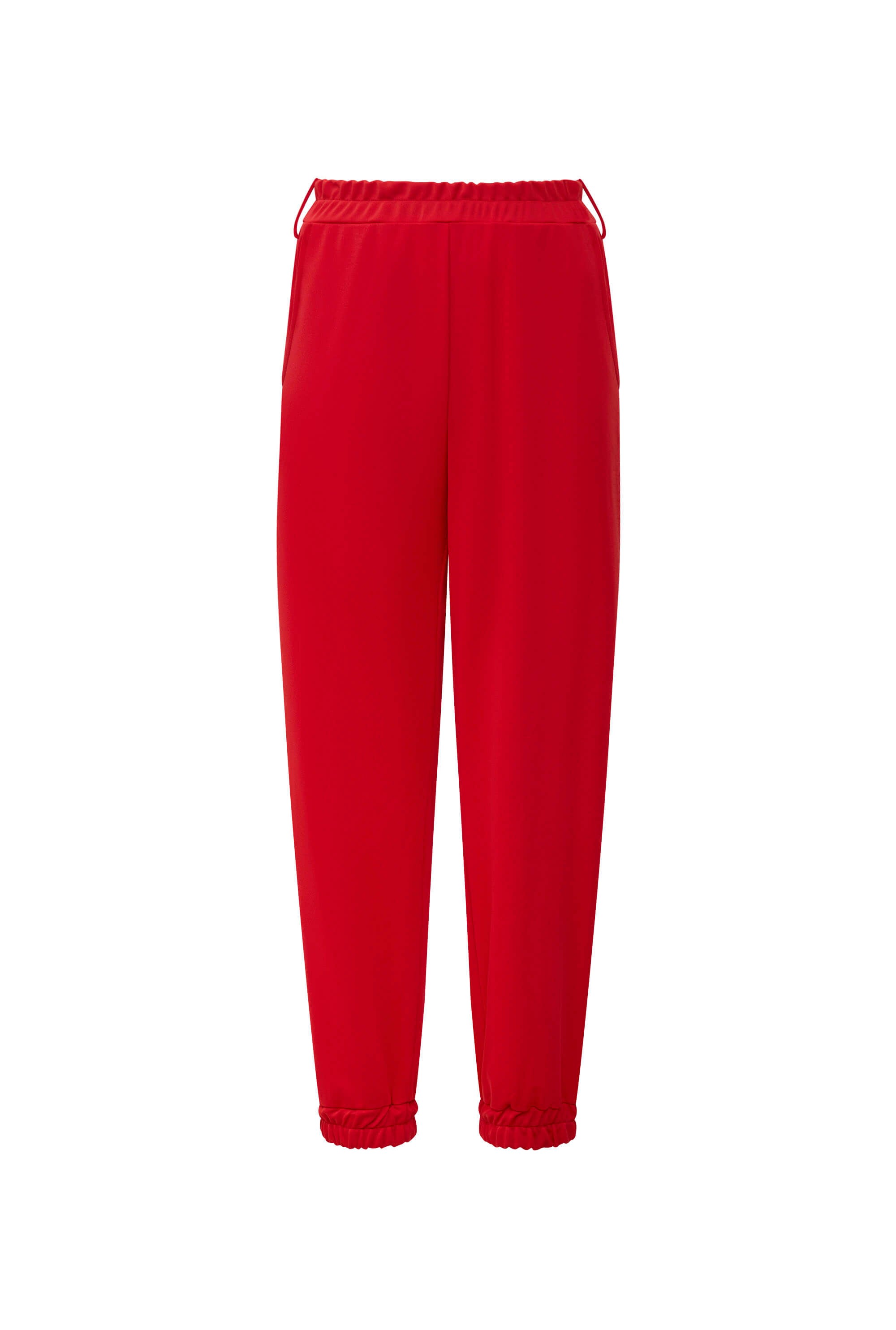 James Lakeland Jersey Joggers In Red