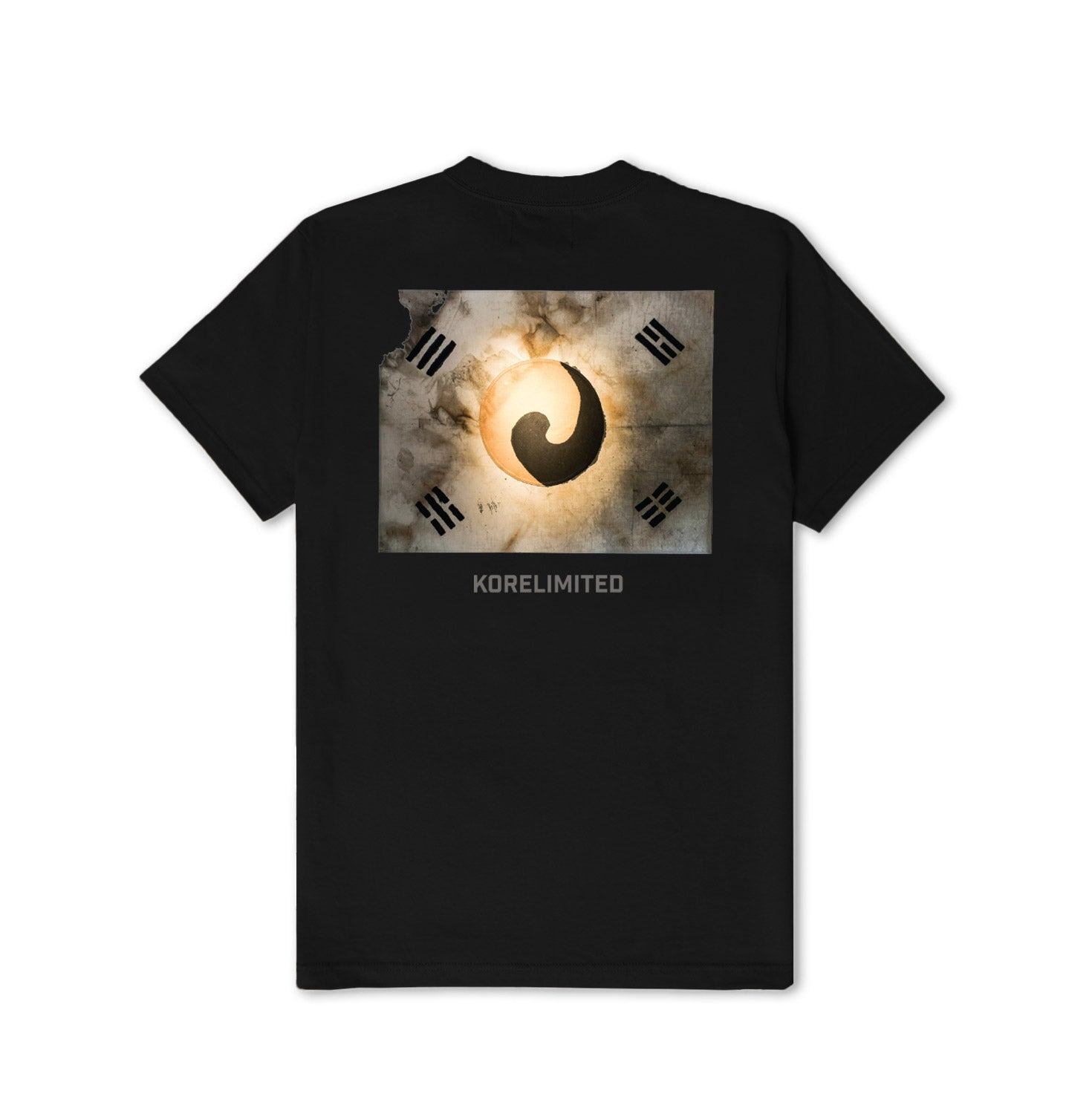 Korelimited Men's Vintage Taegeuk Tee In Black In Black