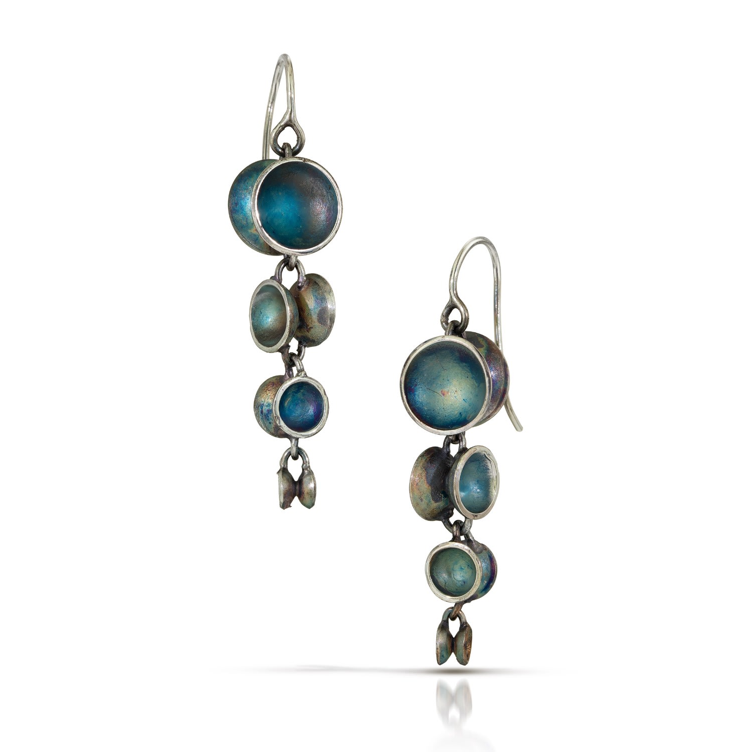 Seth Michael Studio Women's Blue / Pink / Purple Small Octopus Earrings
