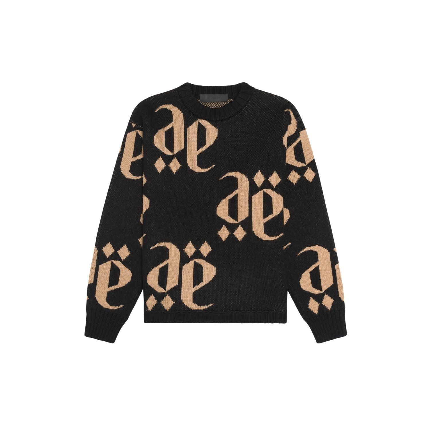 Place Of Elms Black Nero Castano Monolink Sweater In Black