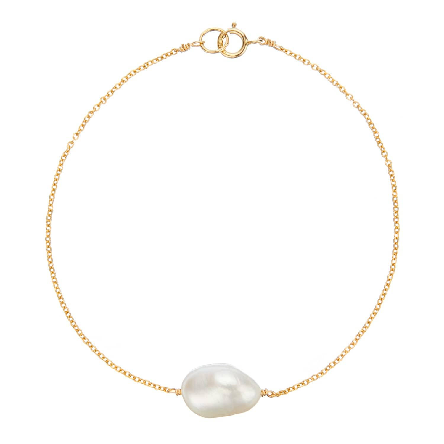 single pearl bracelet