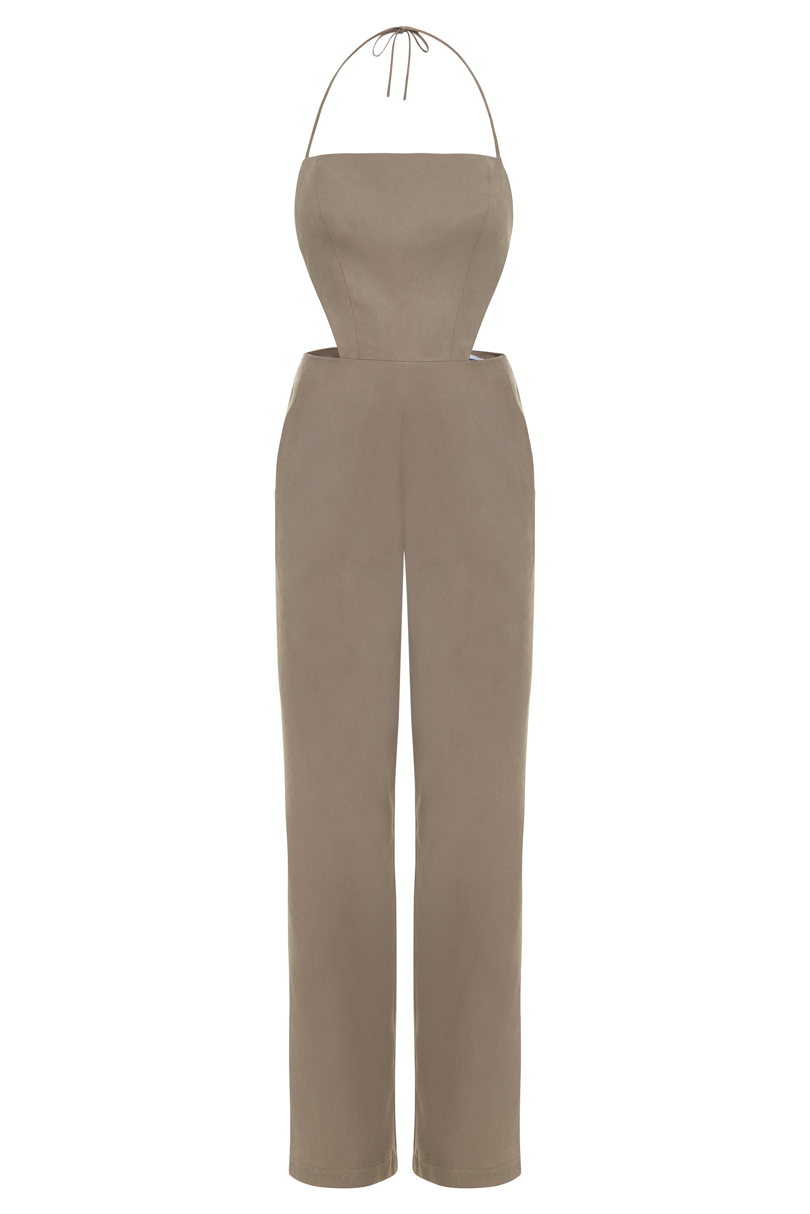 Women’s Neutrals Francesca Jumpsuit Beige Medium Gergana Ivanova