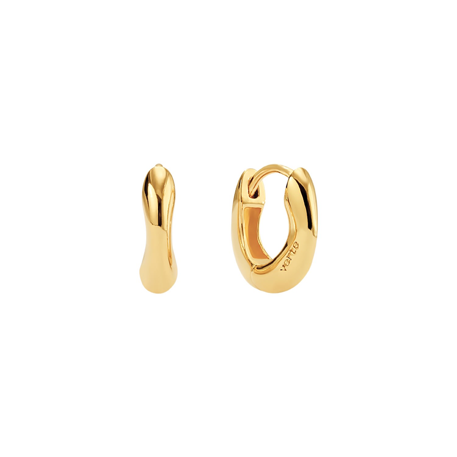 Women’s 925 Silver Fado Earring - Gold Verte