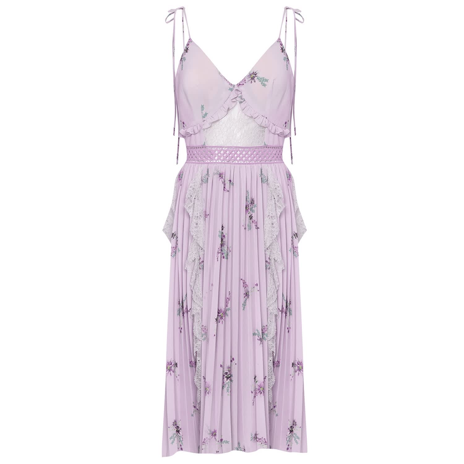 lavender dress midi