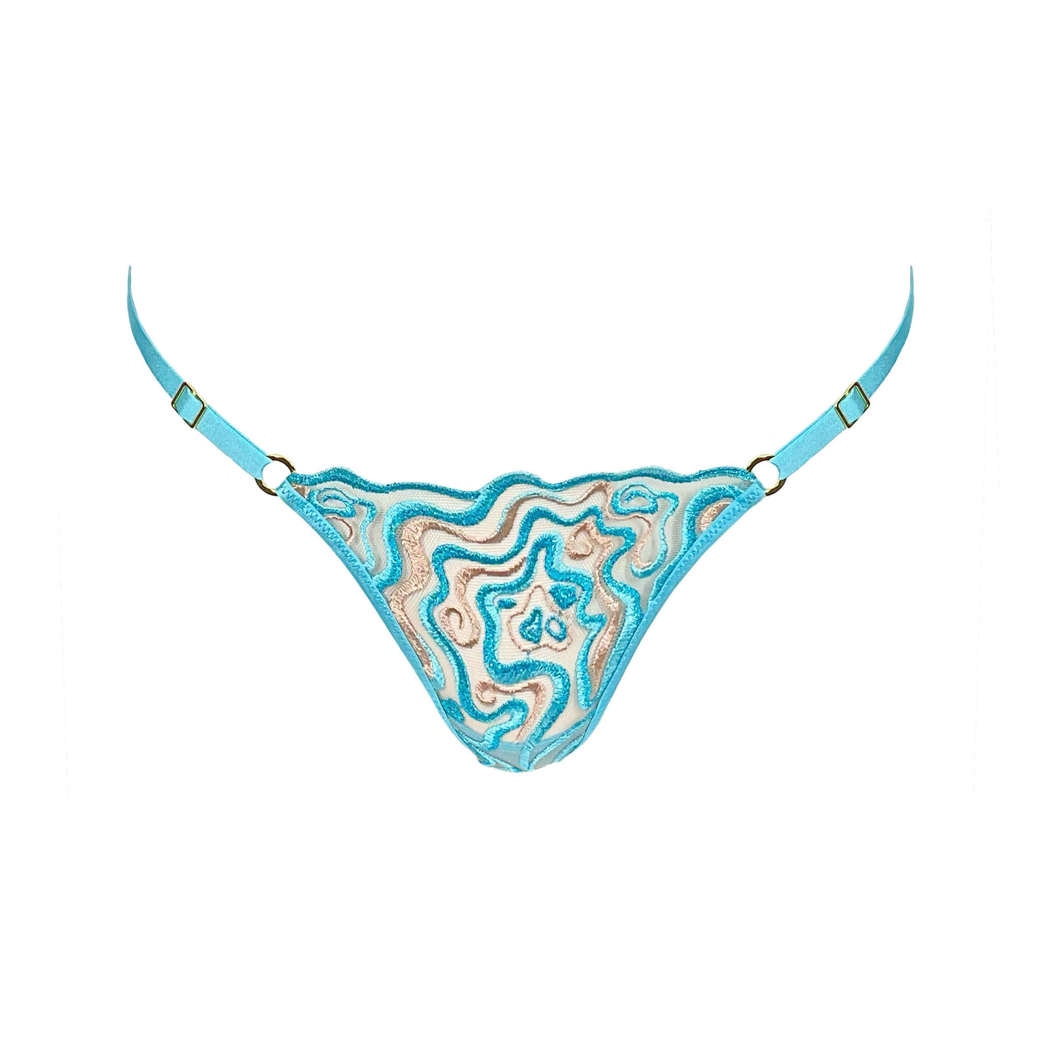 Somewhere Never Women's Blue Give Me A Swirl String In Blue