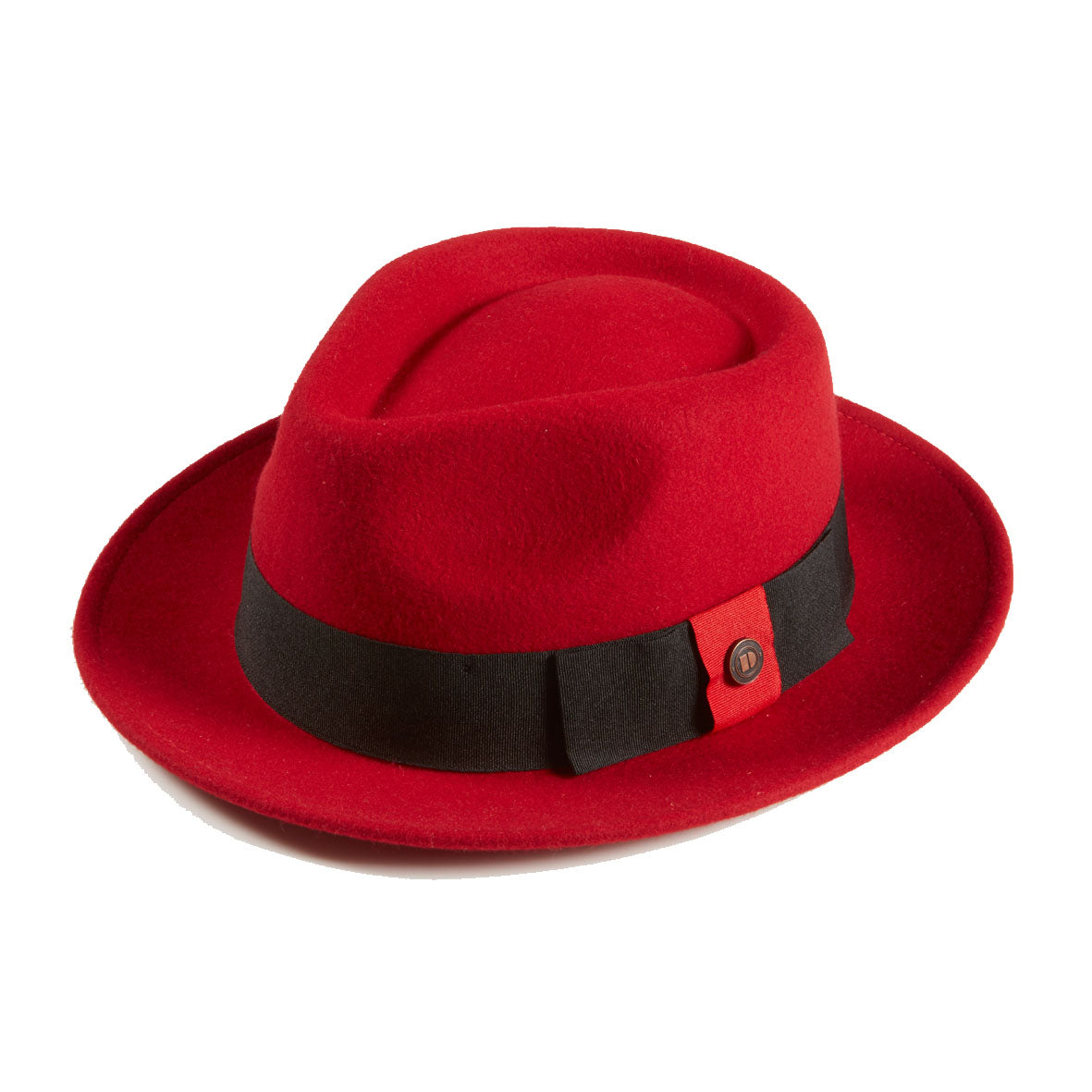 Women’s Pablo Oxblood Red Felt Wide Brim Wool Felt Fedora Hat 61Cm Dasmarca Hats