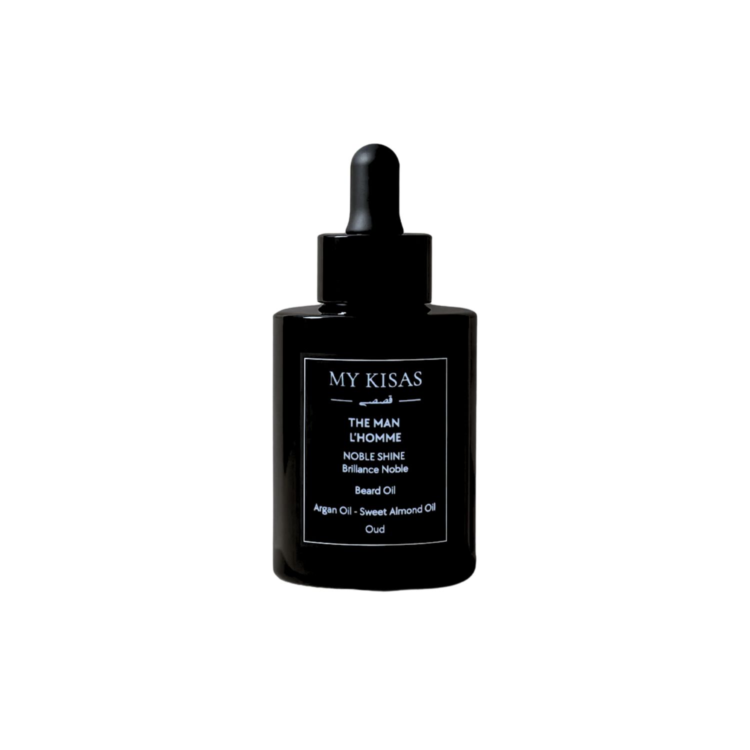 My Kisas Neutrals Noble Shine - Oil Beard With Argan Oil Scented With Oud In Purple