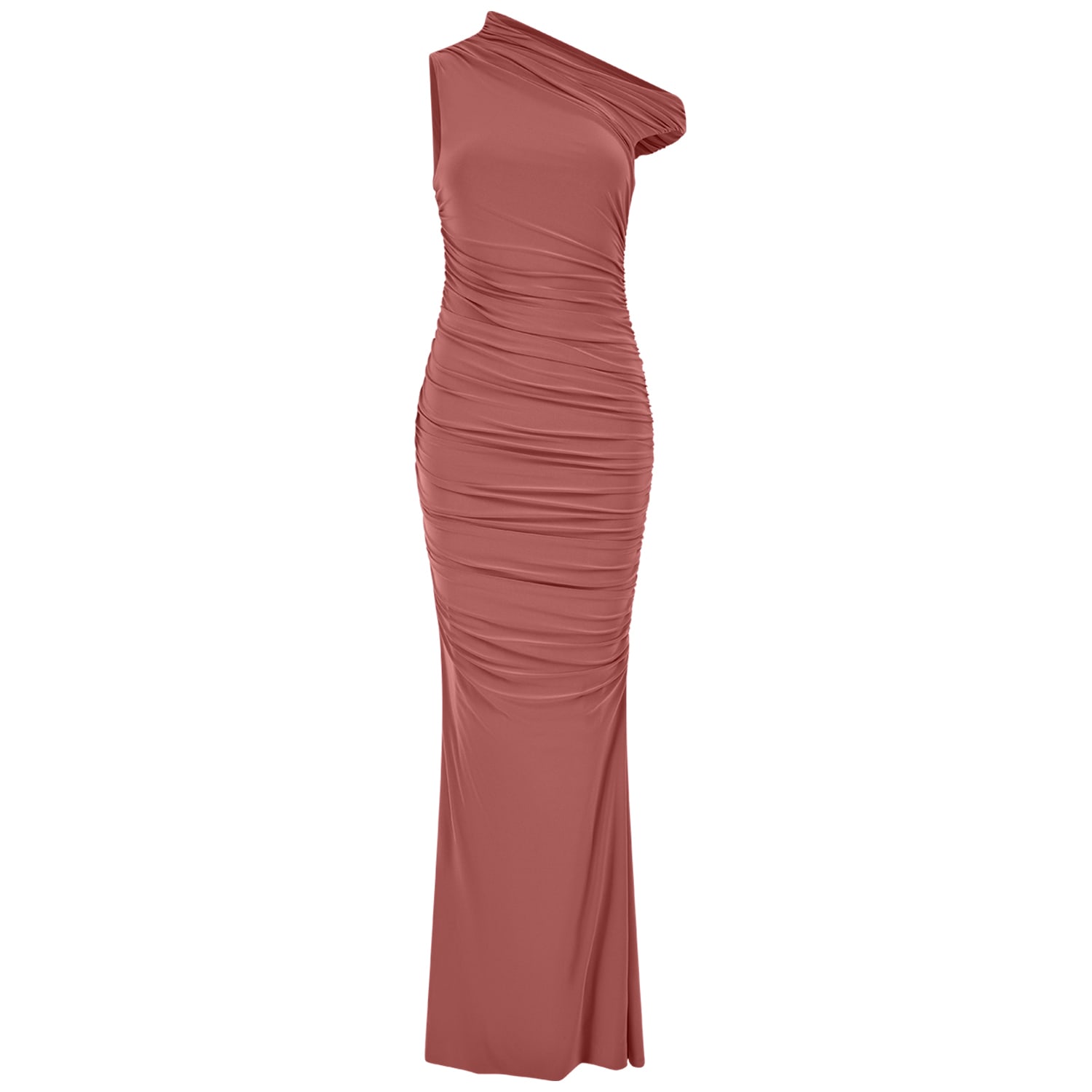 Celestine & Mae Women's Pink / Purple Dahlia Maxi Dress In Bordeaux Purple In Pink/purple
