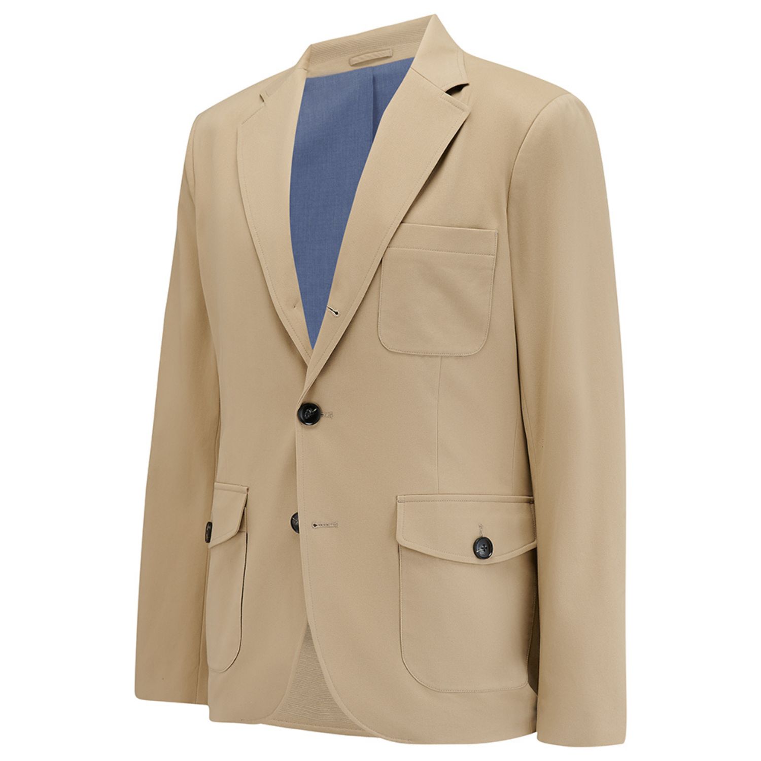 Guards London Men's Neutrals Ballard Cotton Blazer - Stone