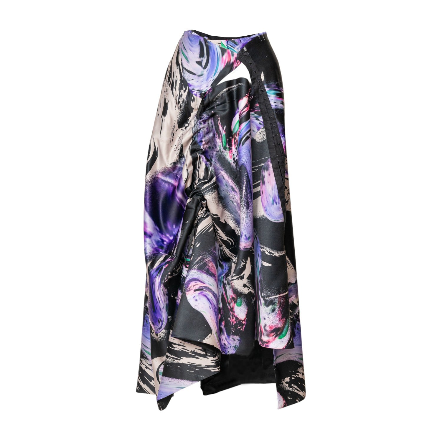 Artista Women's Queeny Draped Asymmetric Maxi Skirt