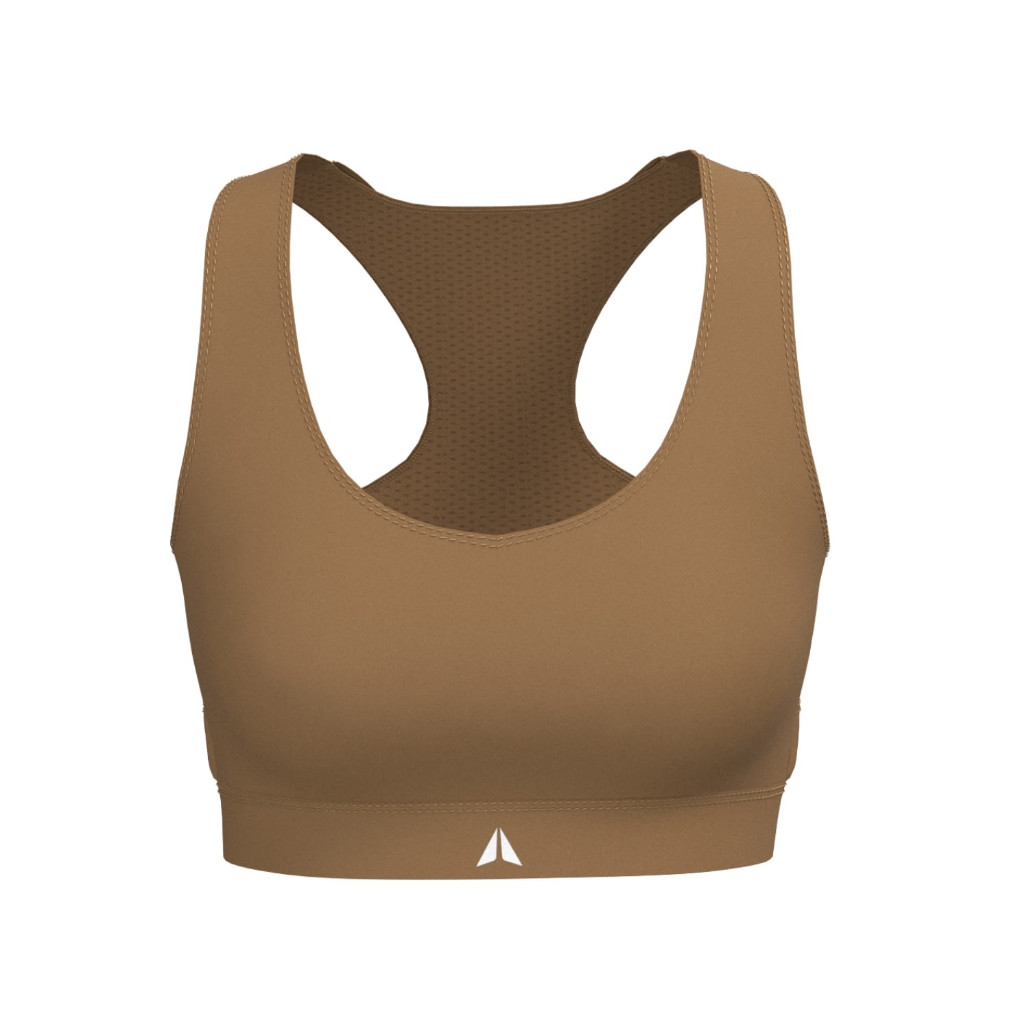 Aora Athletics Women's X Mesh Bra - Brown In Brown
