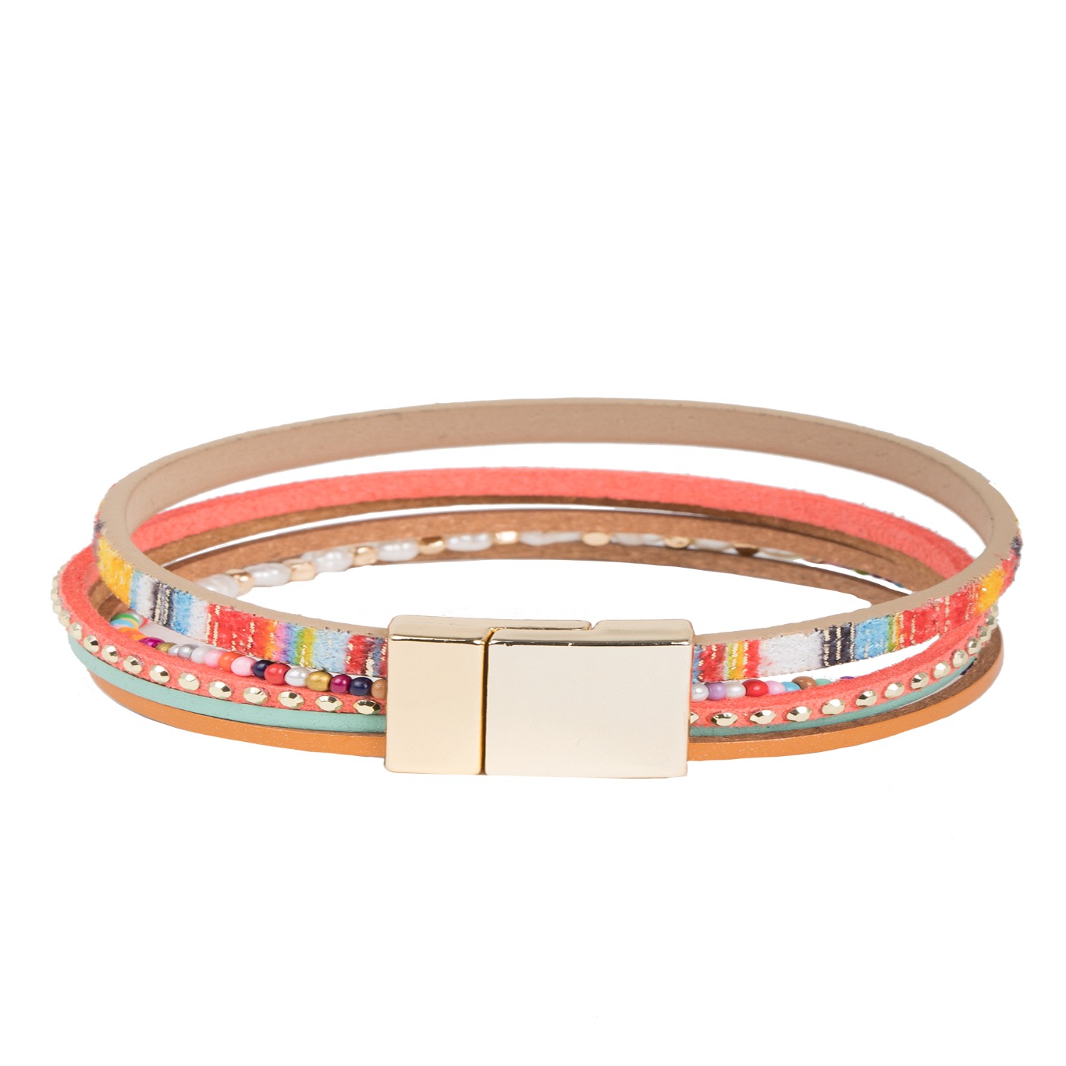 Women&rsquo;s Curacao Beaded Light Multi Bracelet | Saachi