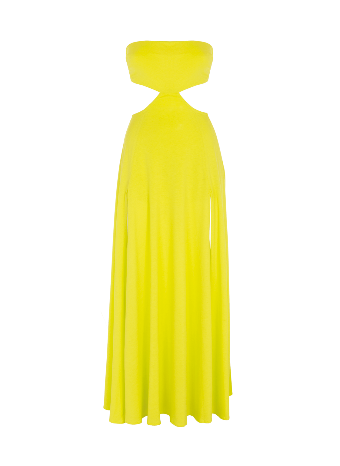 Women’s Yellow / Orange Gloria Dress Neon-Yellow Medium Helene Galwas