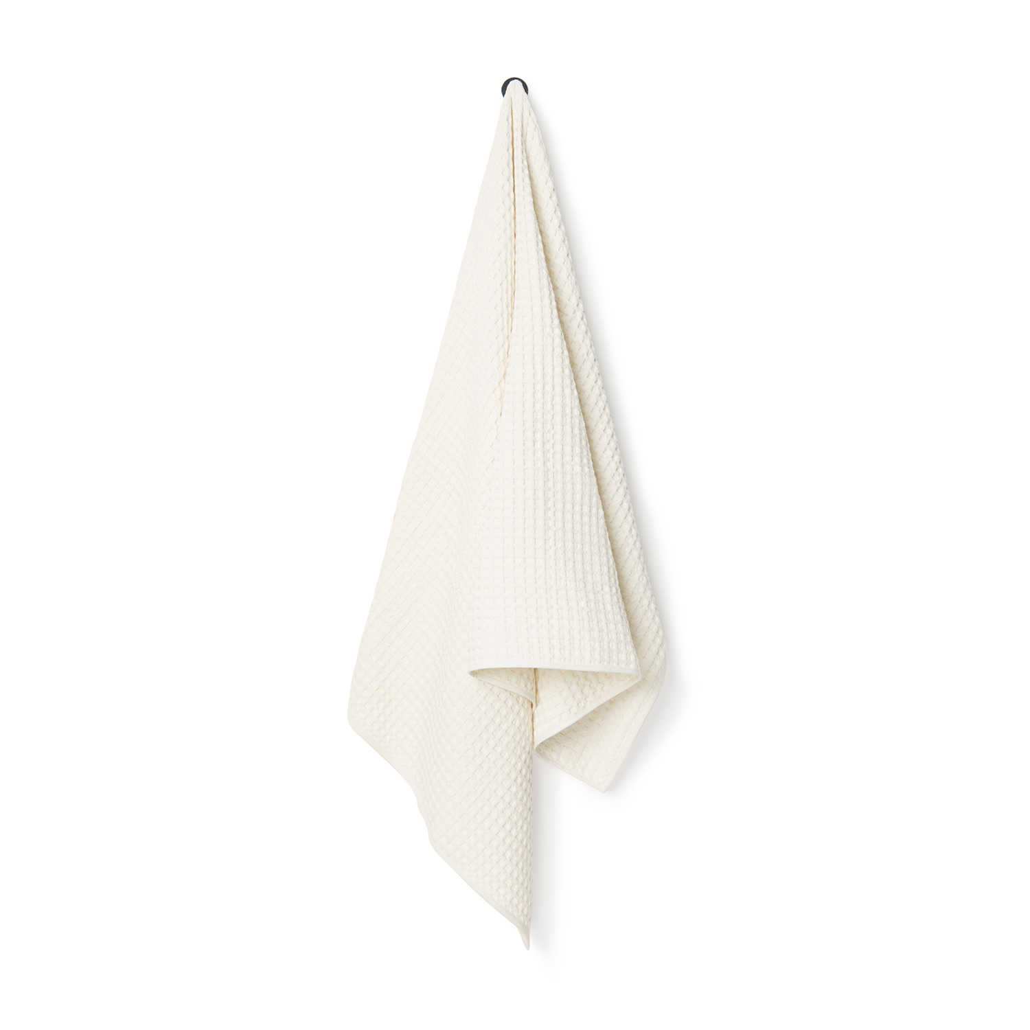 La Reina Neutrals Waffle Bath Sheet Ivory Large