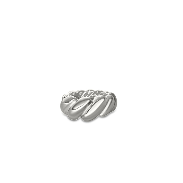 Women’s Silver Croissant Ring Anisa Sojka