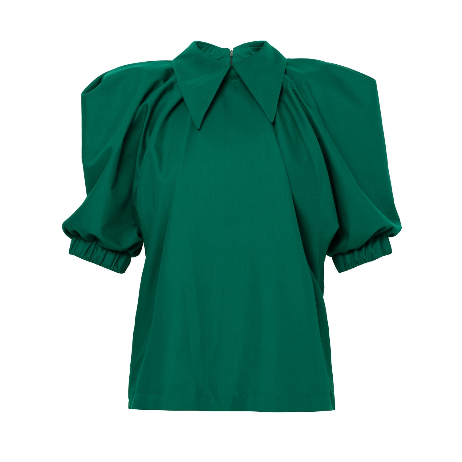Julia Allert Women's Designer Green Blouse In Green