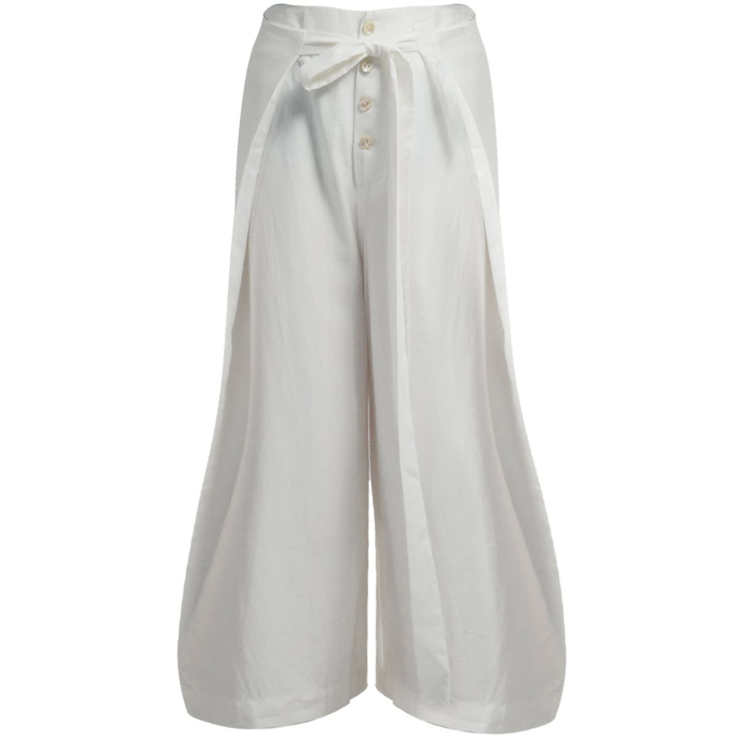 palazzo pants white