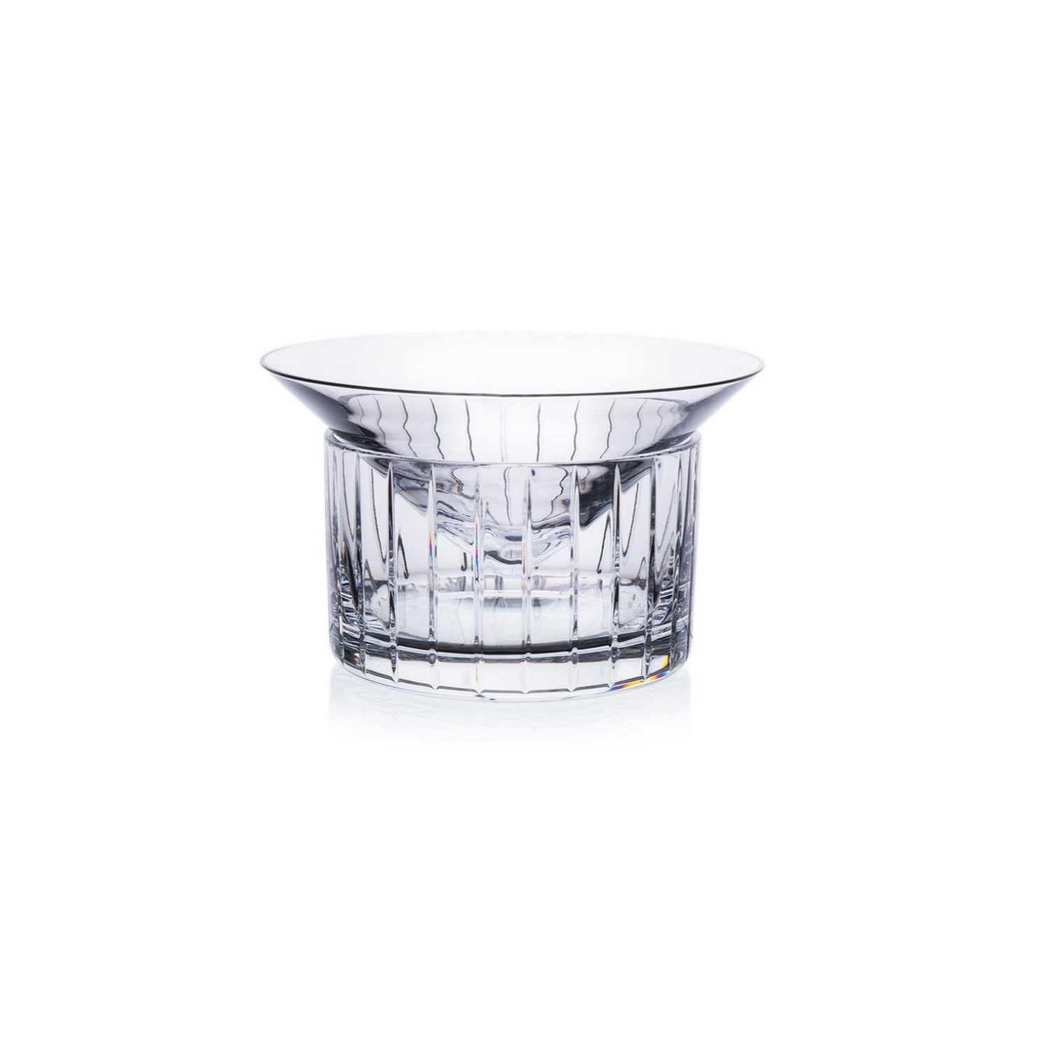 Eliská Crystal Caviar Bowl In Multi