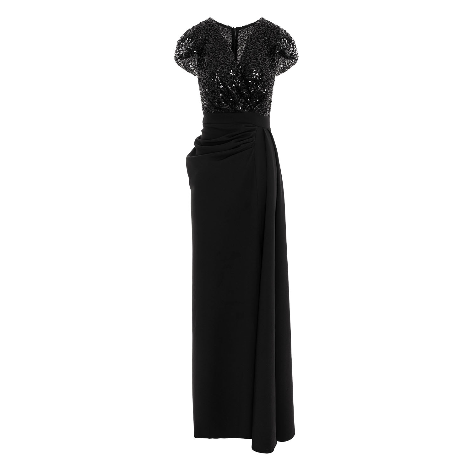 Women’s Black Kelly Hand Embellished Gown Extra Small Acob Ã€ Porter