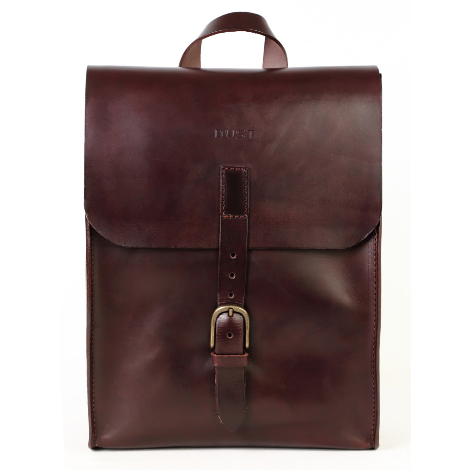 Men’s Brown Leather Backpack In Cuoio Havana The Dust Company