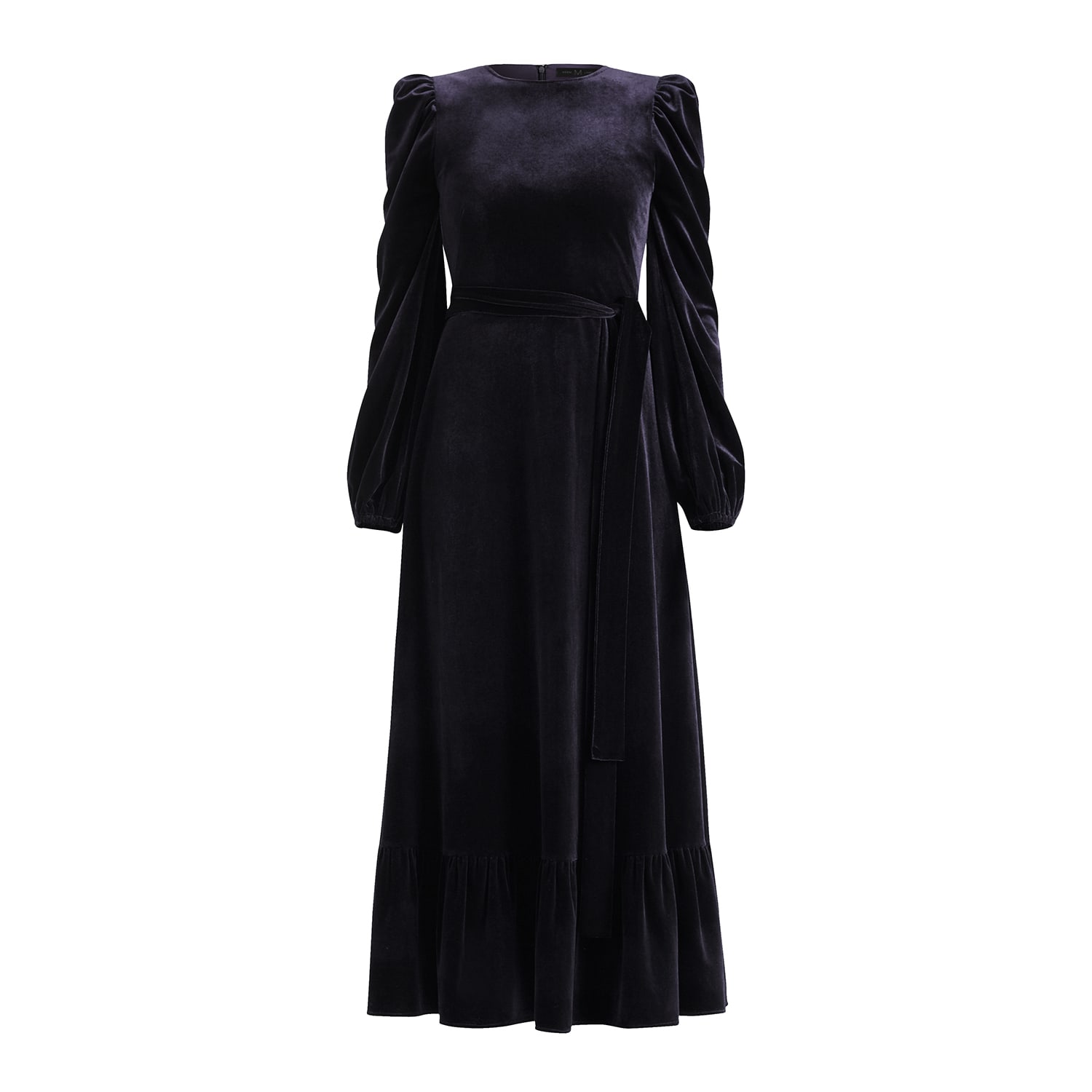 Meem Label Women's Swinton Black Velvet Dress In Black