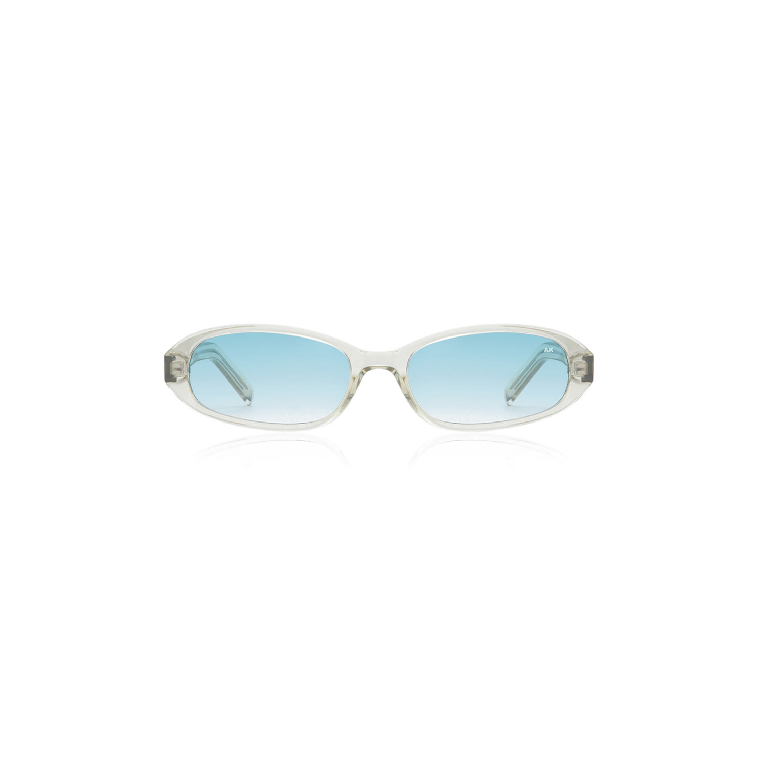 A. Kjærbede Women's Blue Macy Sunglasses Ecru Transparent