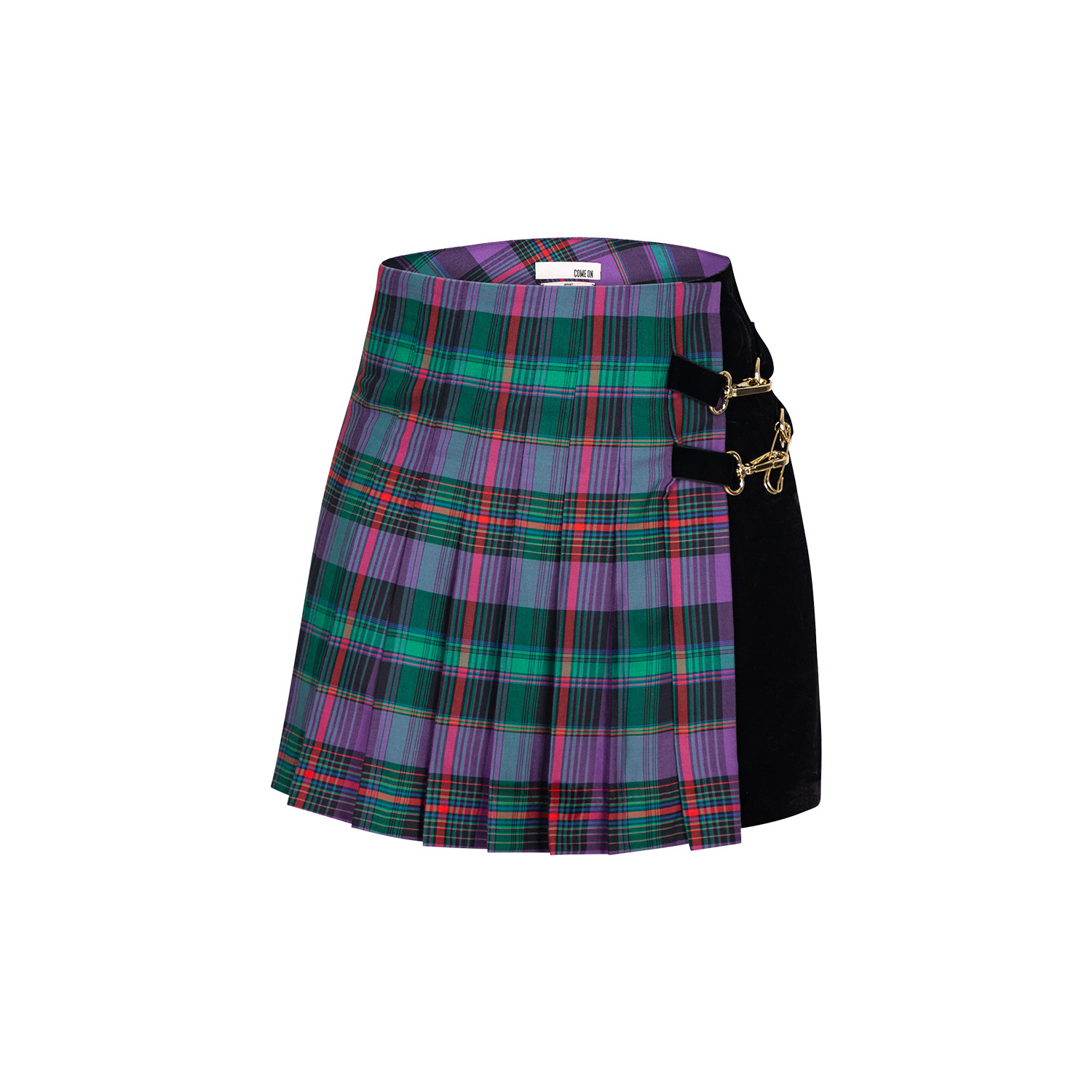 Come On Women's Purple Jack Tartan Violet Skirt