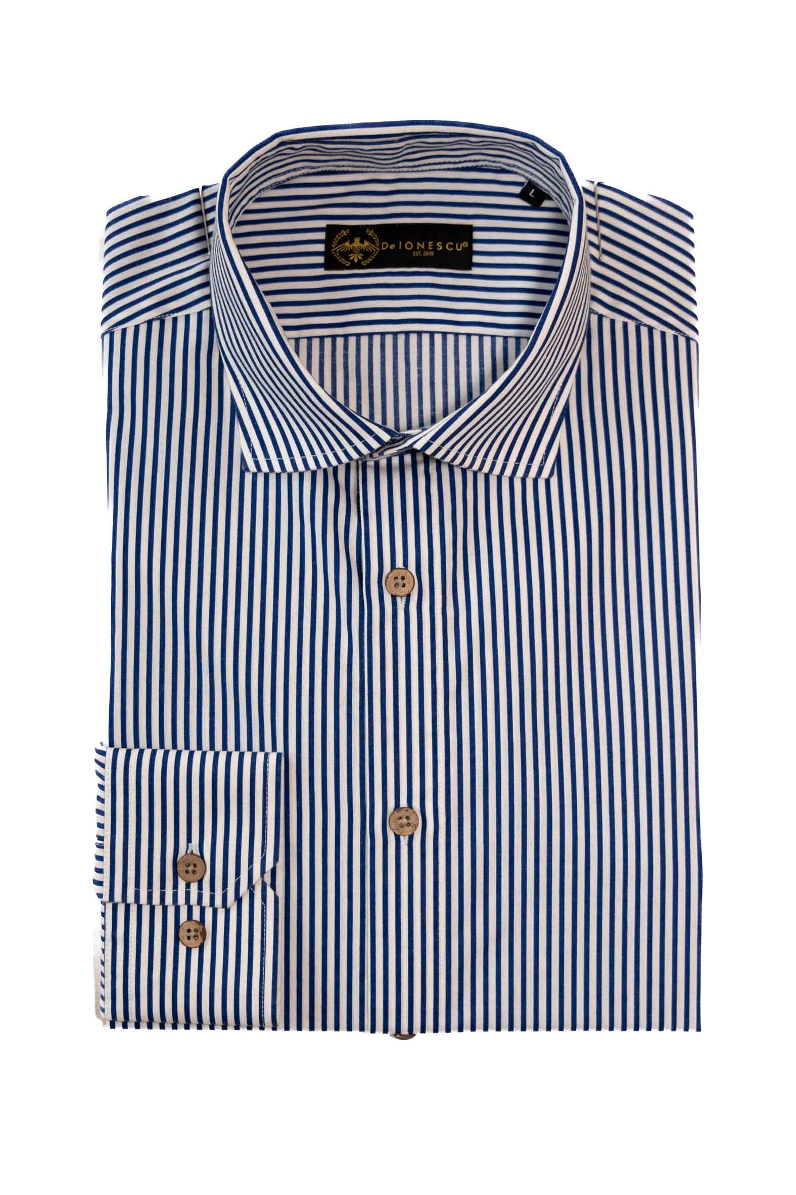 Men’s The Calimani Cotton Shirt - Marine Blue 4Xl De Ionescu Est. 2019