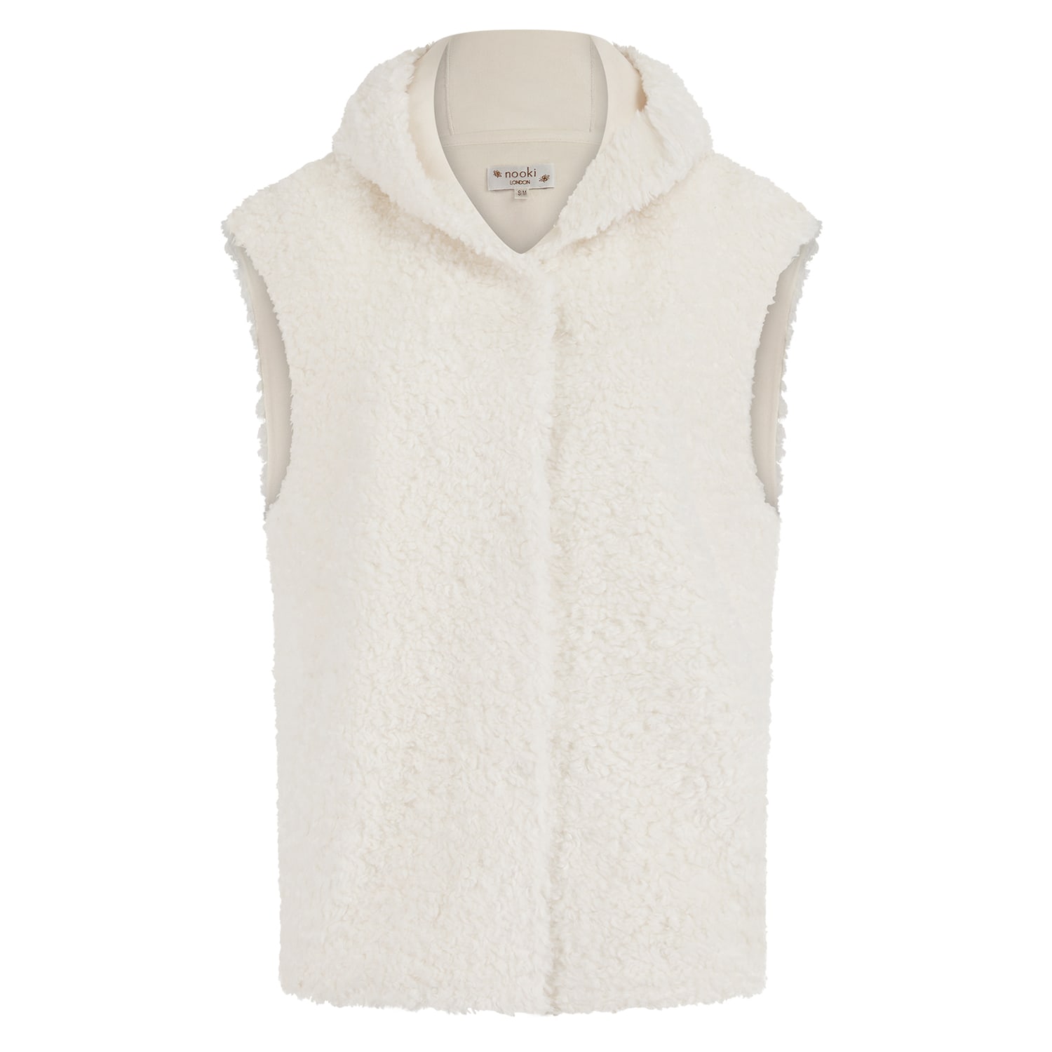 Nooki Design Women's White Trinity Gilet In Cream In White