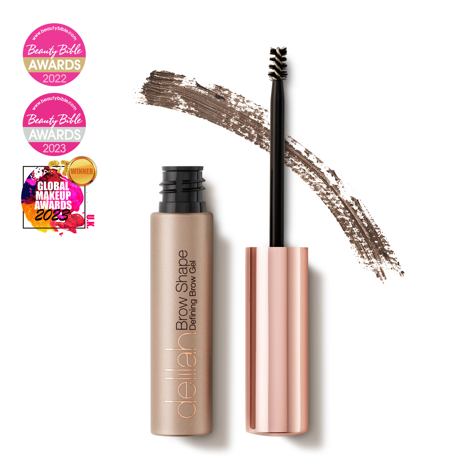 Delilah Brown / Neutrals Brow Shape - Defining Brow Gel - Sable In Brown