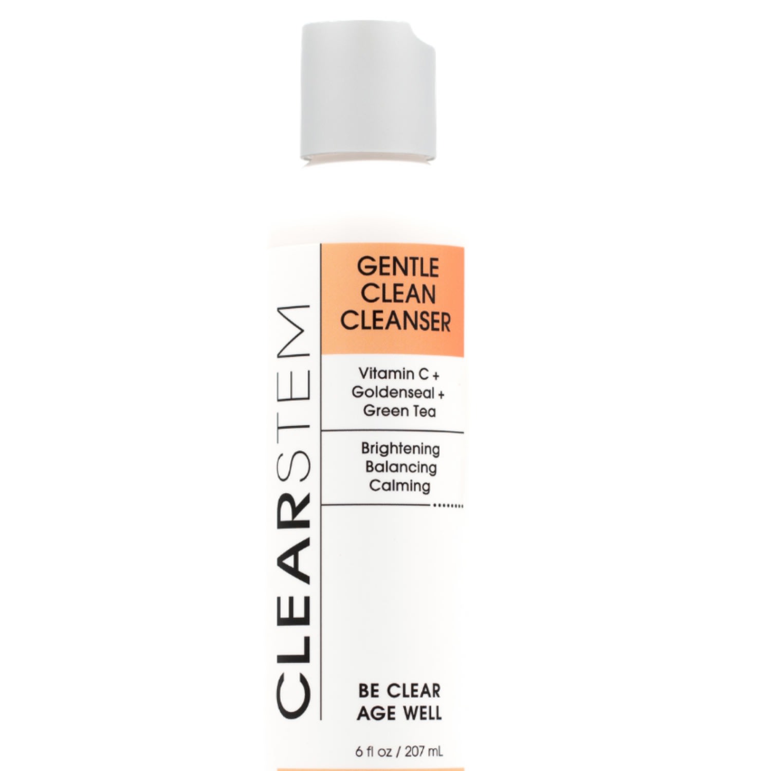 Clearstem Skincare Gentleclean- Vitamin Infused Calming Wash In Black/green/orange
