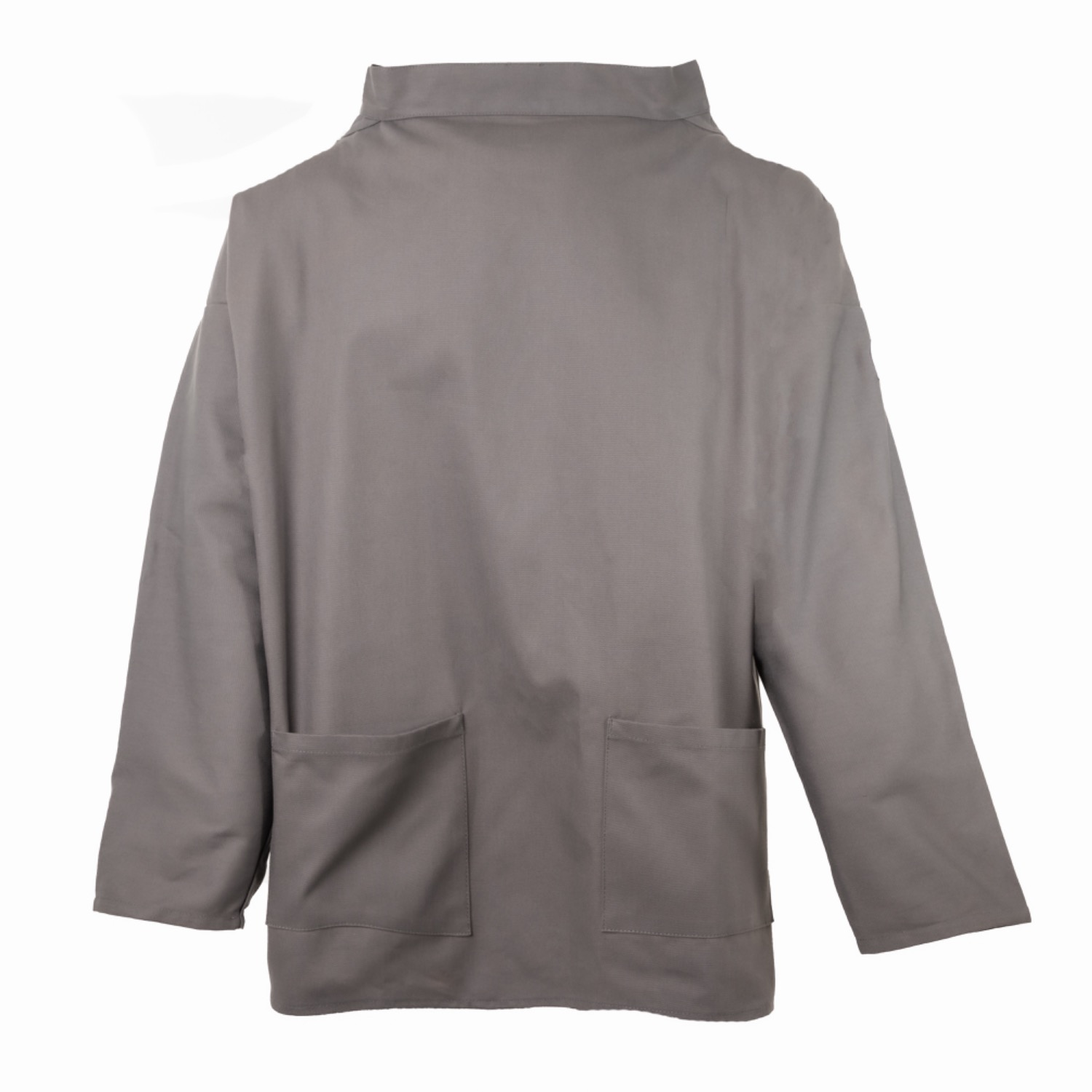 Arthur Beale Men's Grey  Boat Neck Smock - Gunmetal In Grey