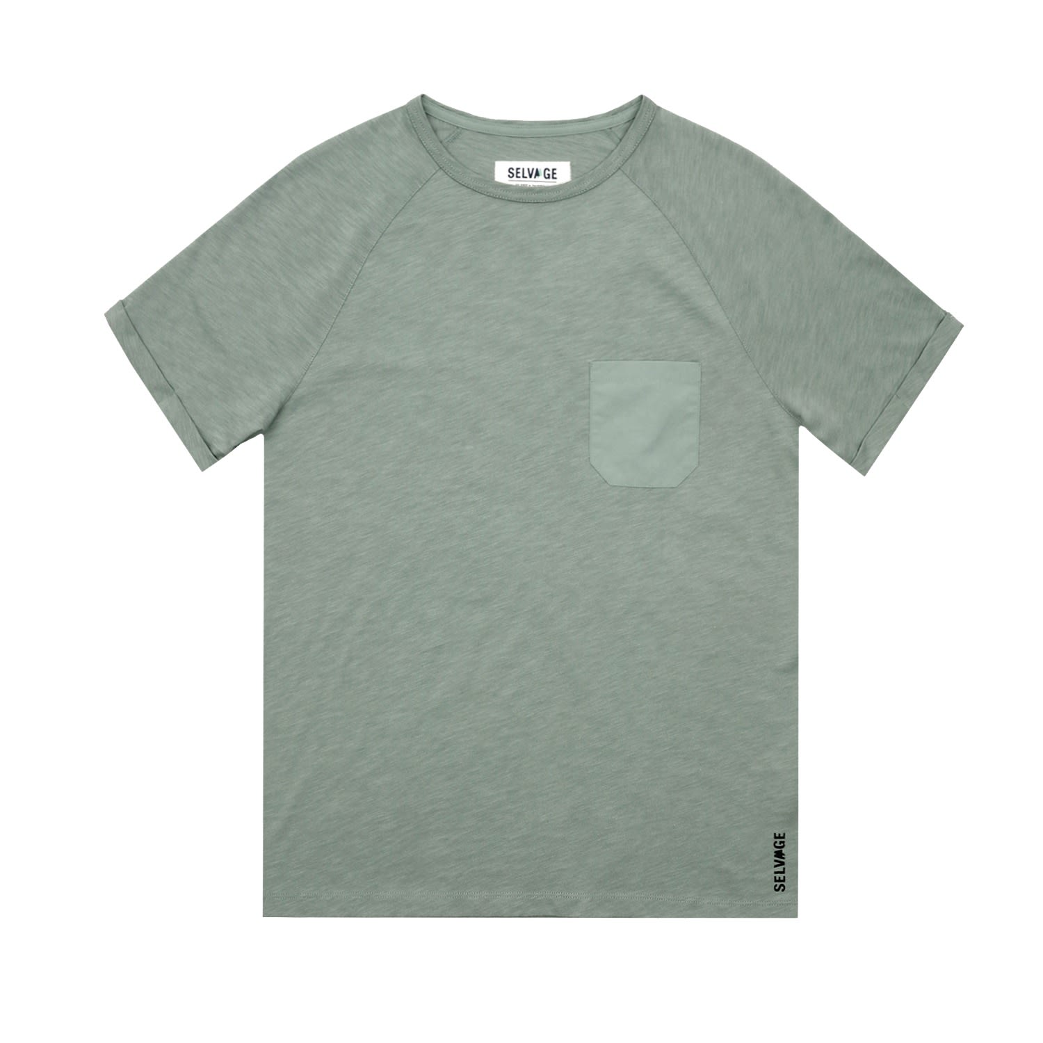 Men’s The Raglan Slub Iceberg Green Extra Large Selvaage