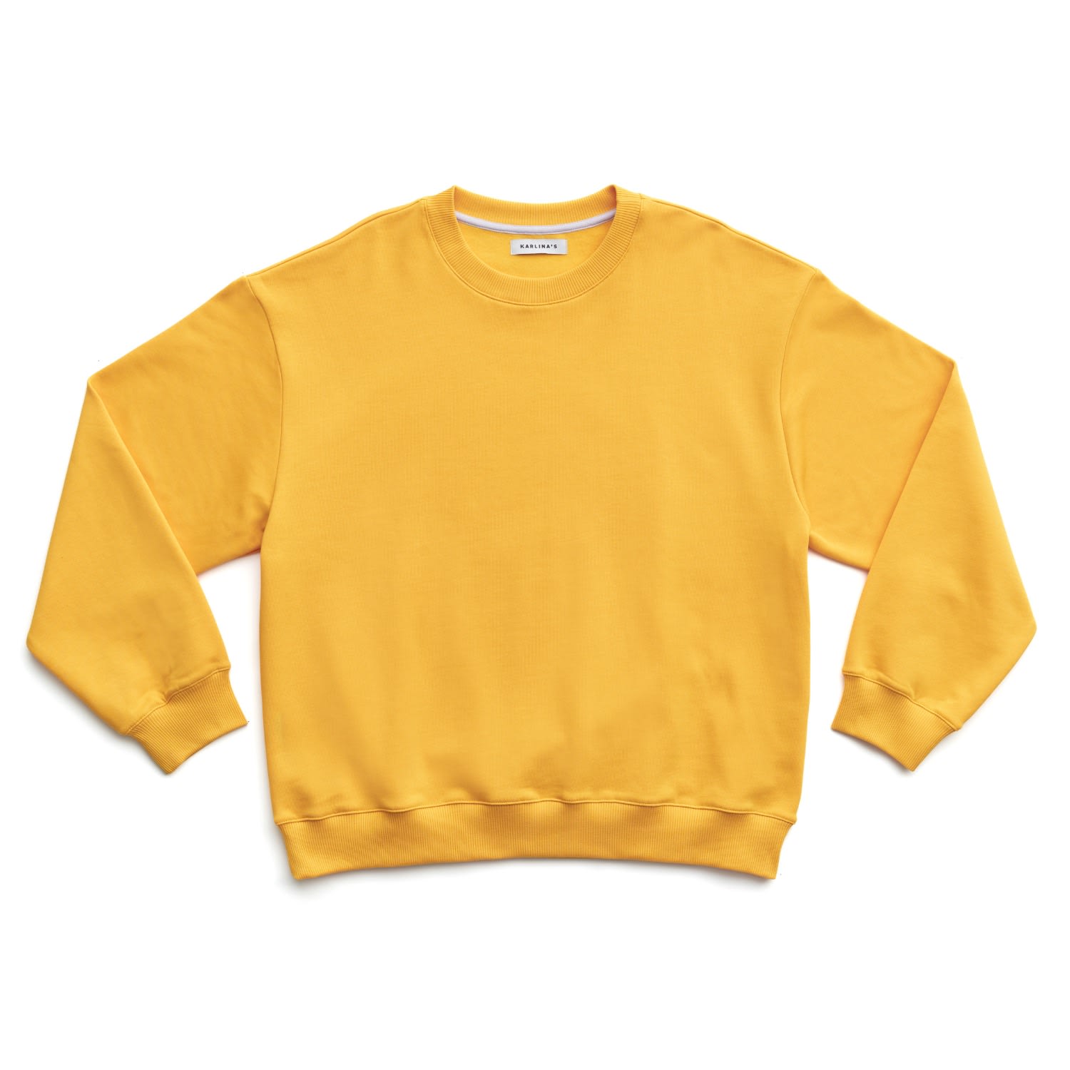 Yellow / Orange Men’s Handmade Kiko Sweatshirt In Dandelion Large Karlina’s